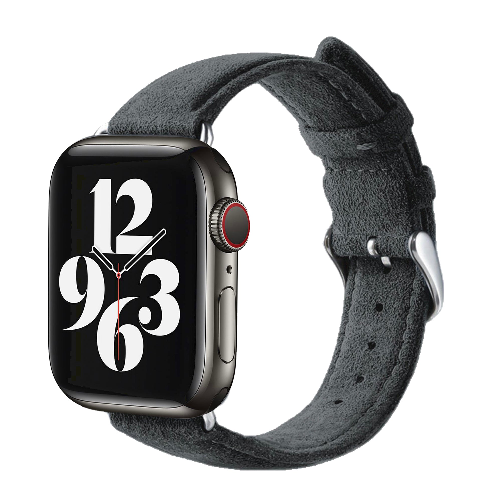 Apple Watch Alcantara band grijs