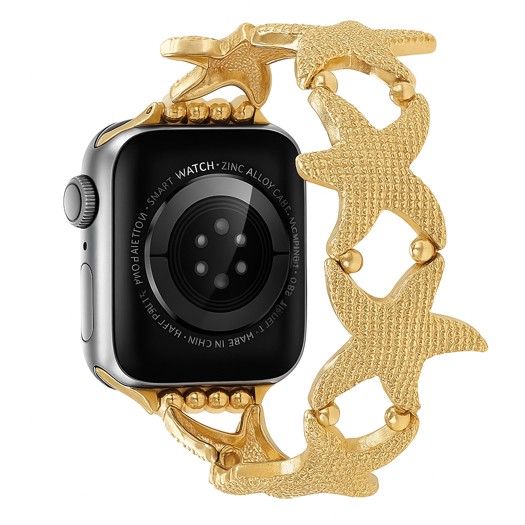 Apple Watch starfish band - goud
