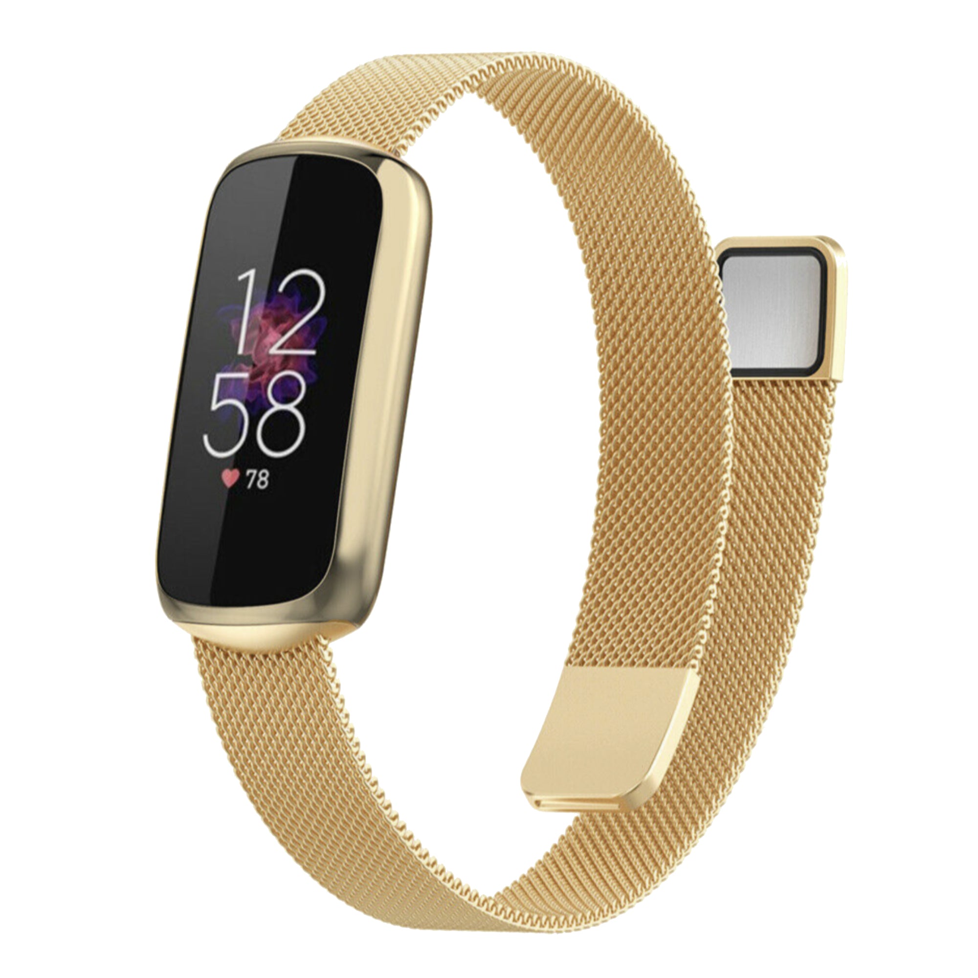 Fitbit Luxe milanese band - goud