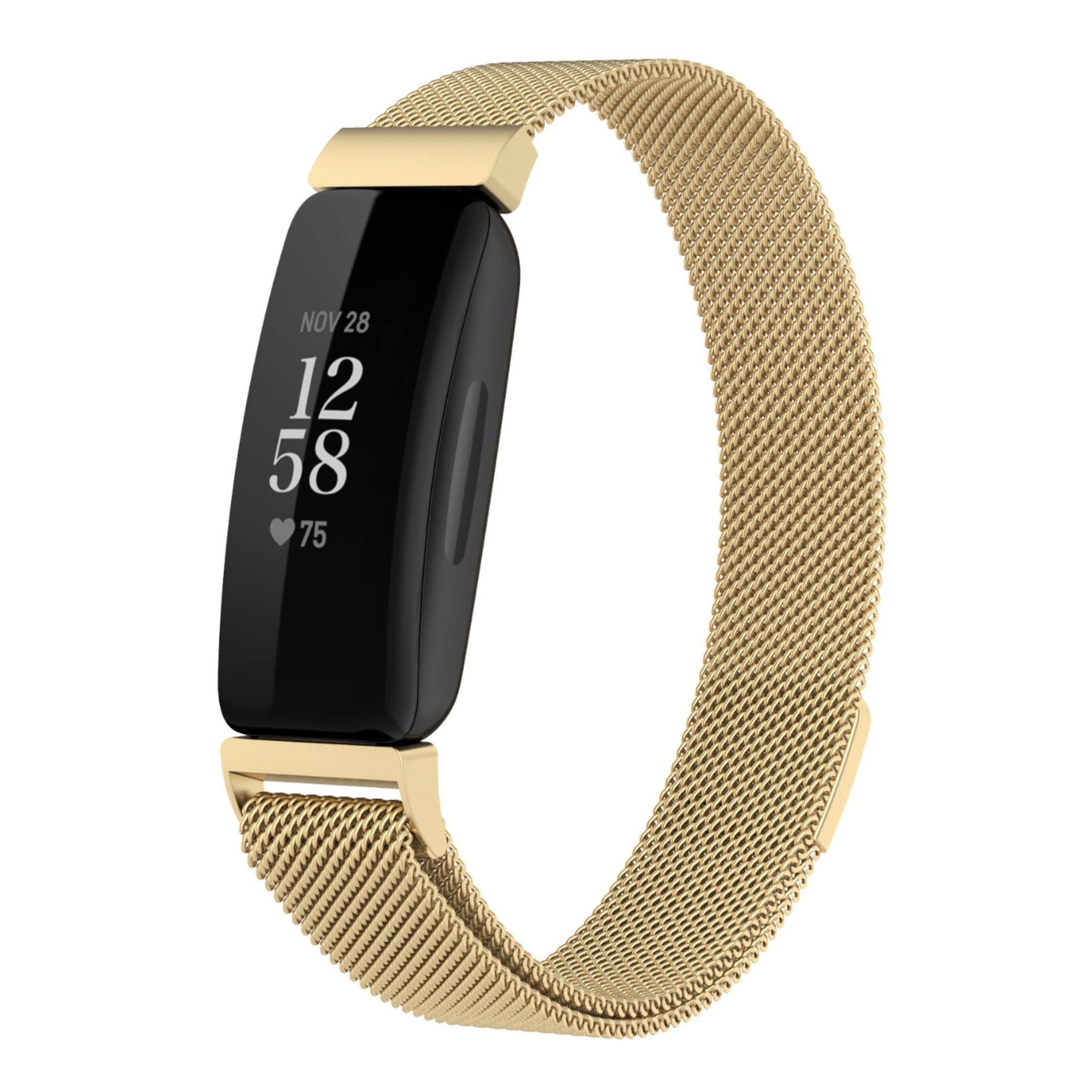Fitbit inspire milanese band gold