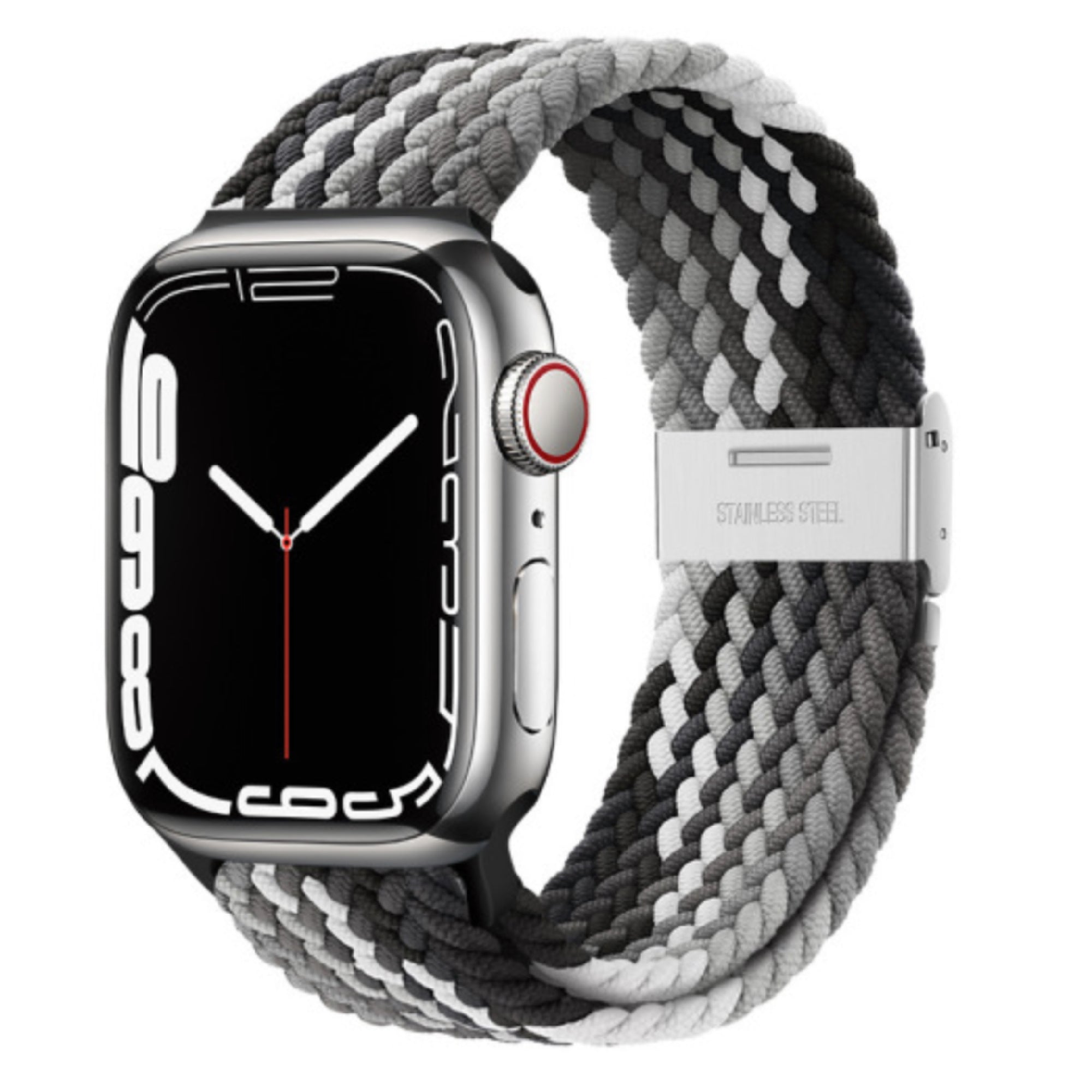 Geflochtene Apple Watch-Schlaufe, verstellbar – Kokosnuss