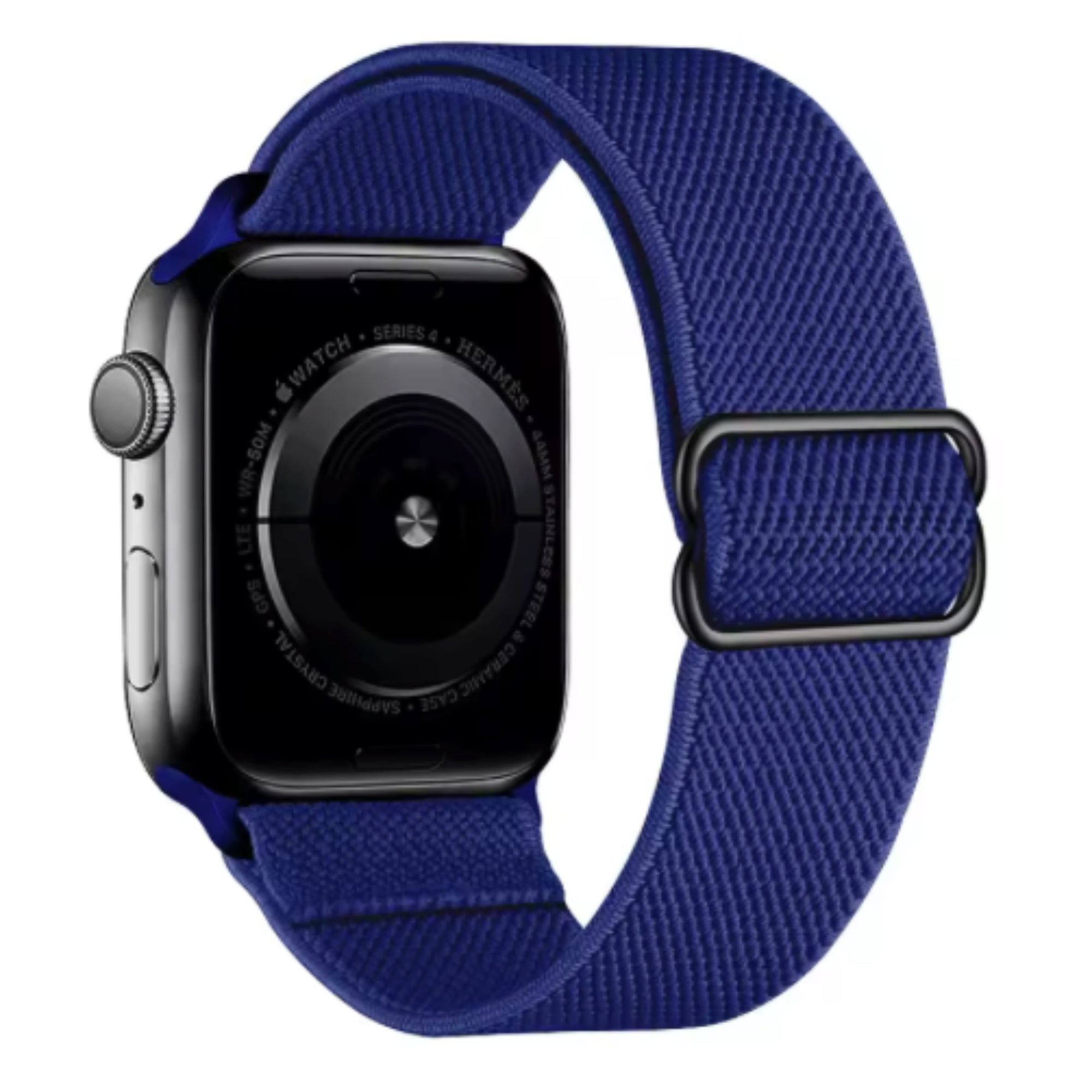 Apple Watch nylon band verstelbaar - zeeblauw