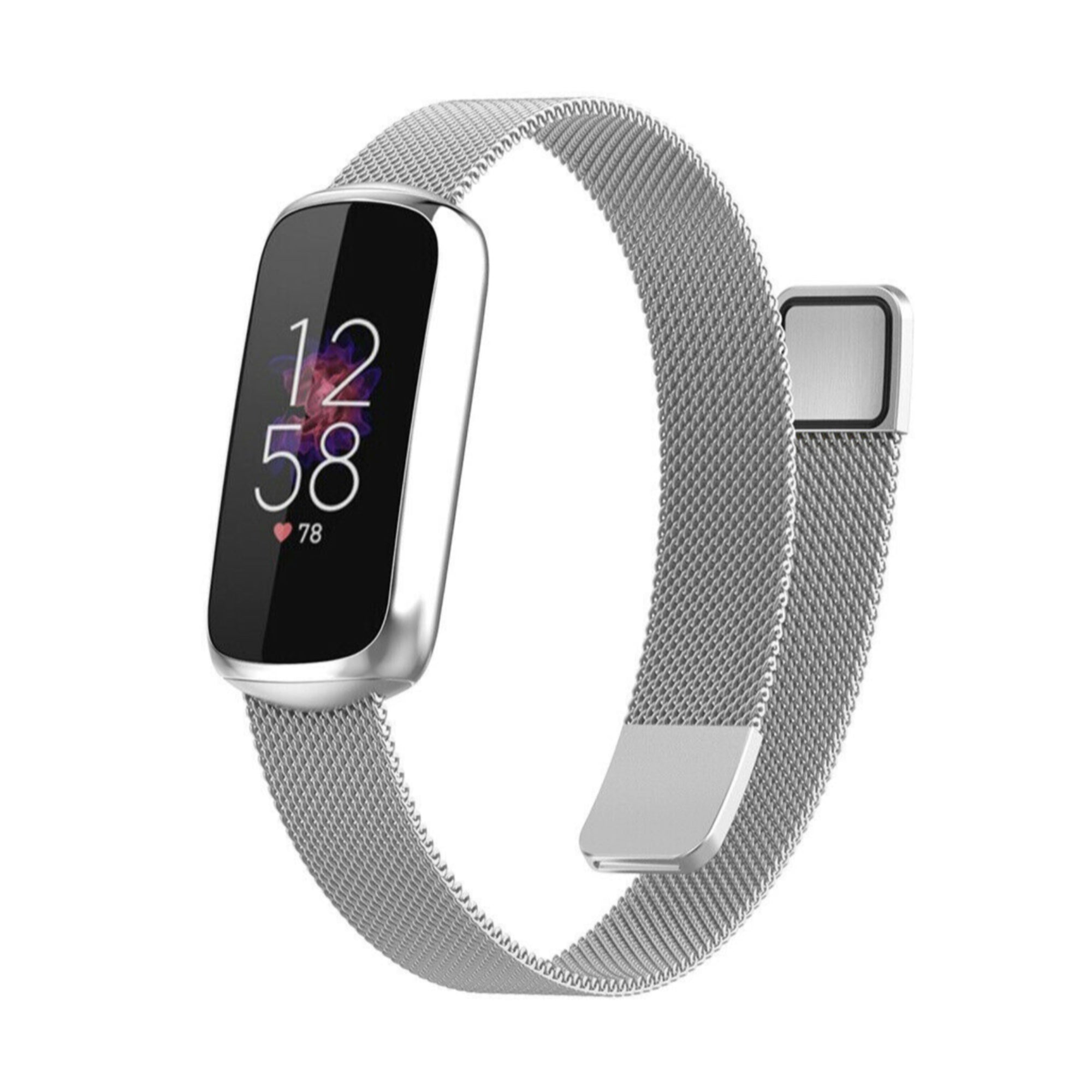 Fitbit Luxe milanese band - zilver