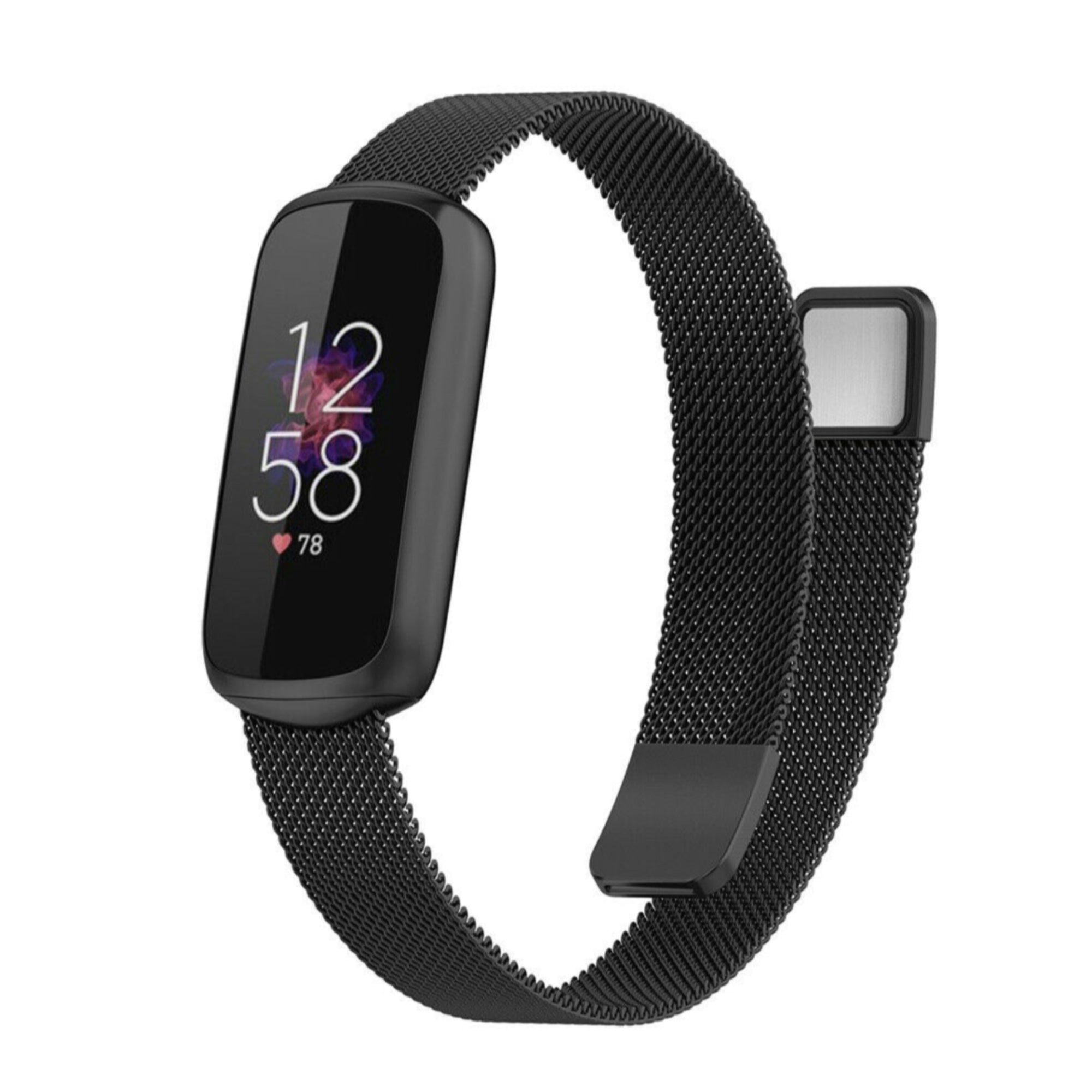 Fitbit Luxus-Mailandarmband – Schwarz
