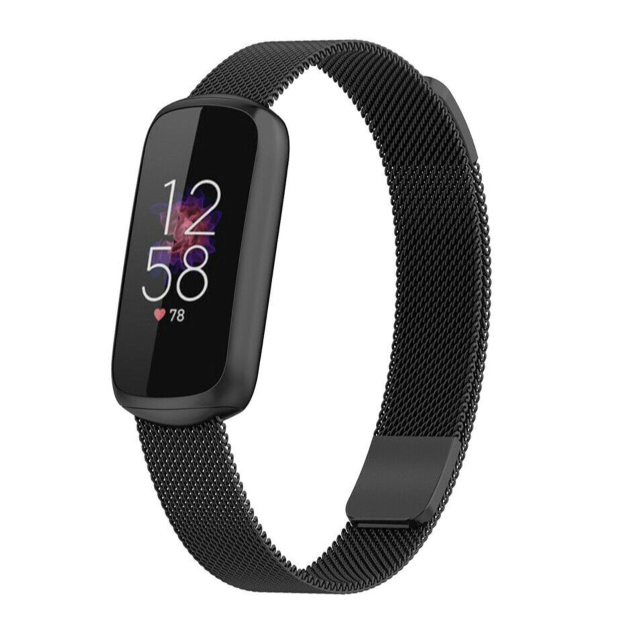 Fitbit Luxus-Mailandarmband – Schwarz