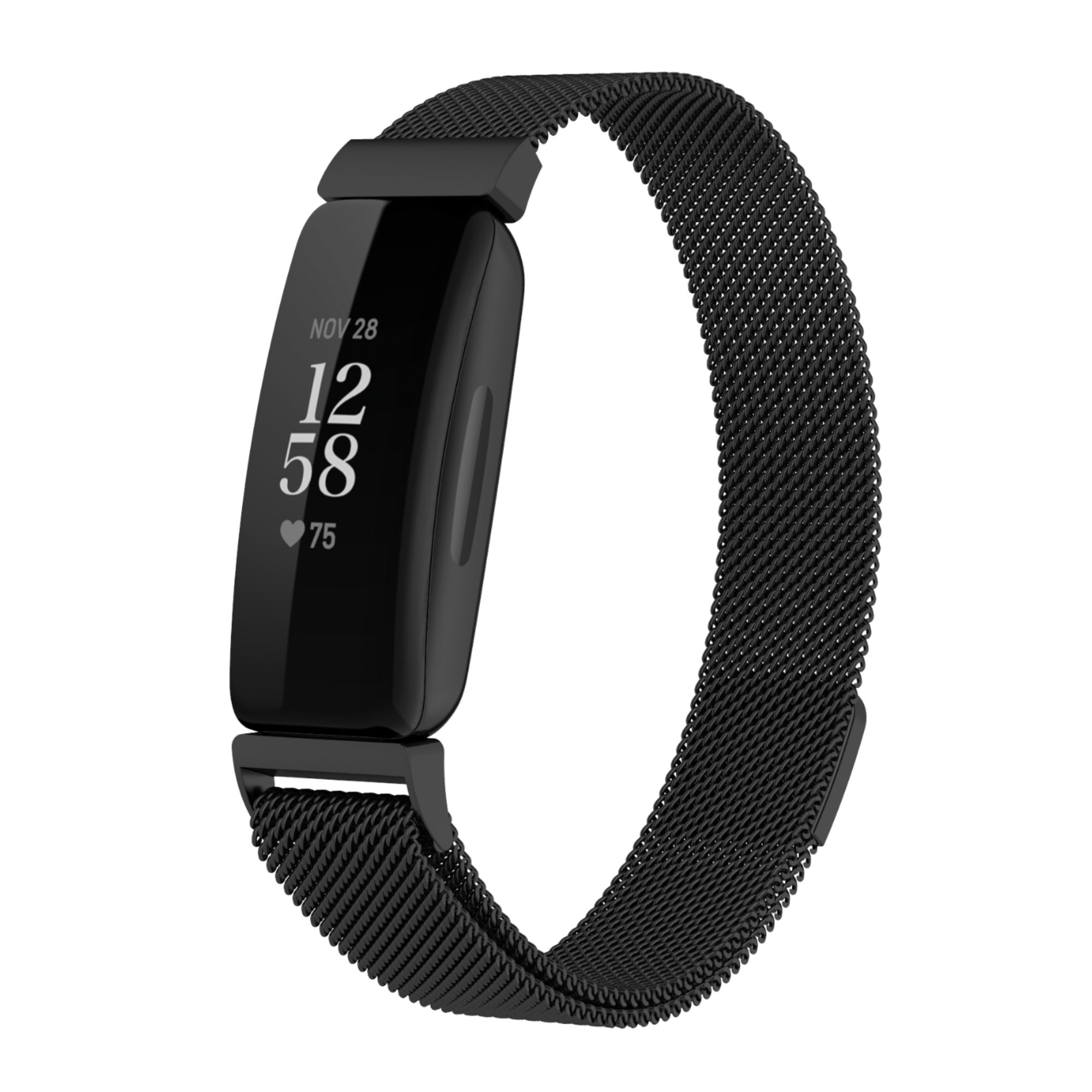 Fitbit Inspire Milanese-Band – Schwarz