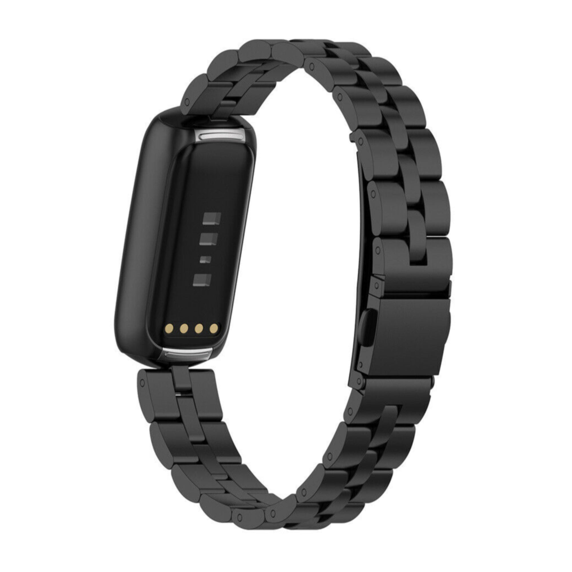 Fitbit Luxe stalen band - zwart