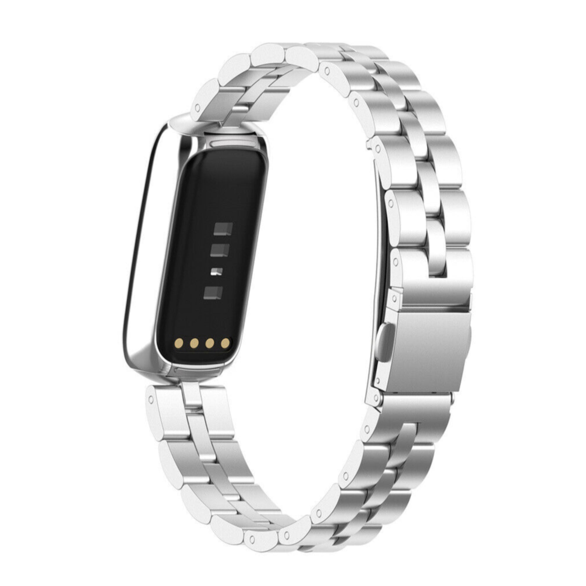 Fitbit Luxe stalen band - zilver