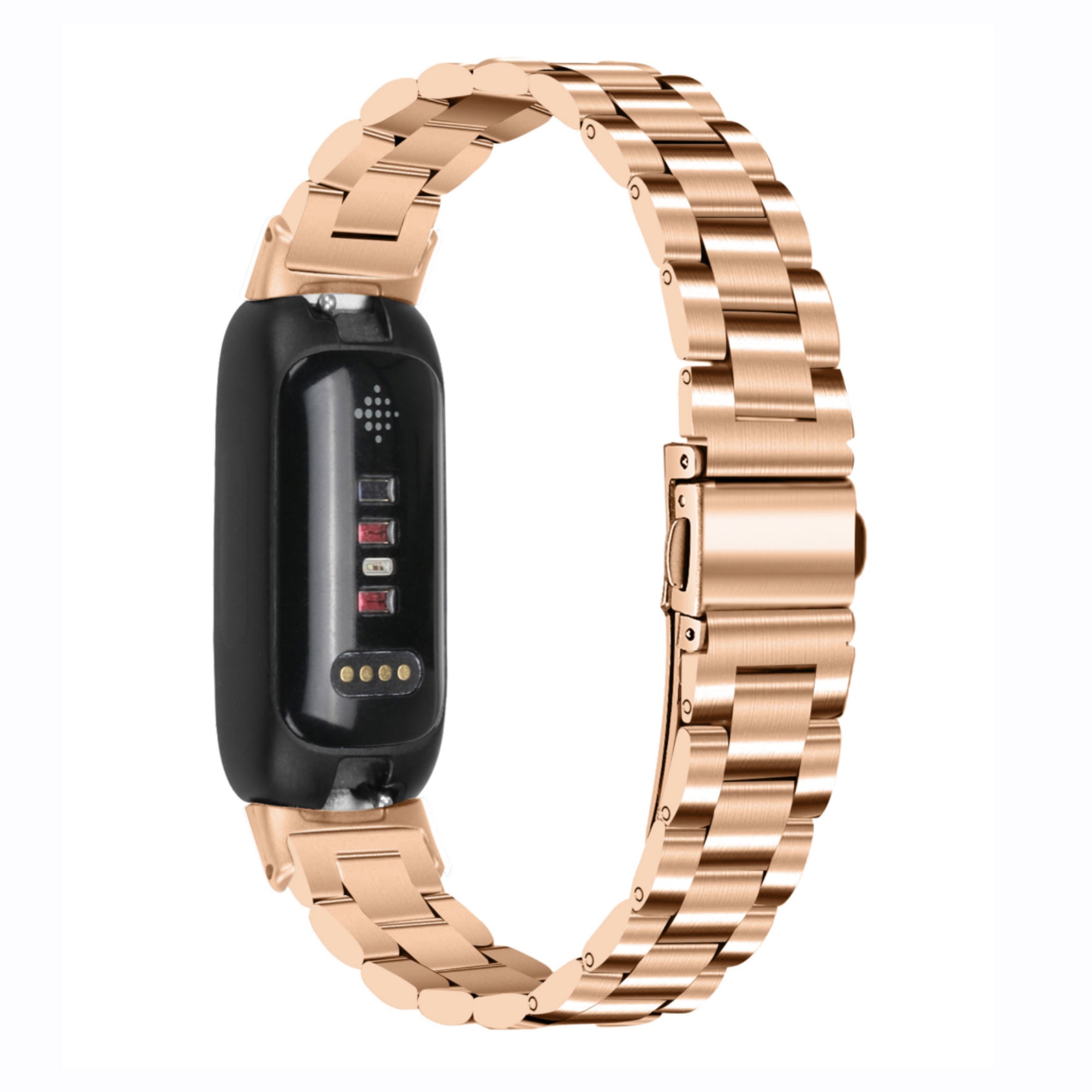 Fitbit inspire 3 stalen band - rosé goud