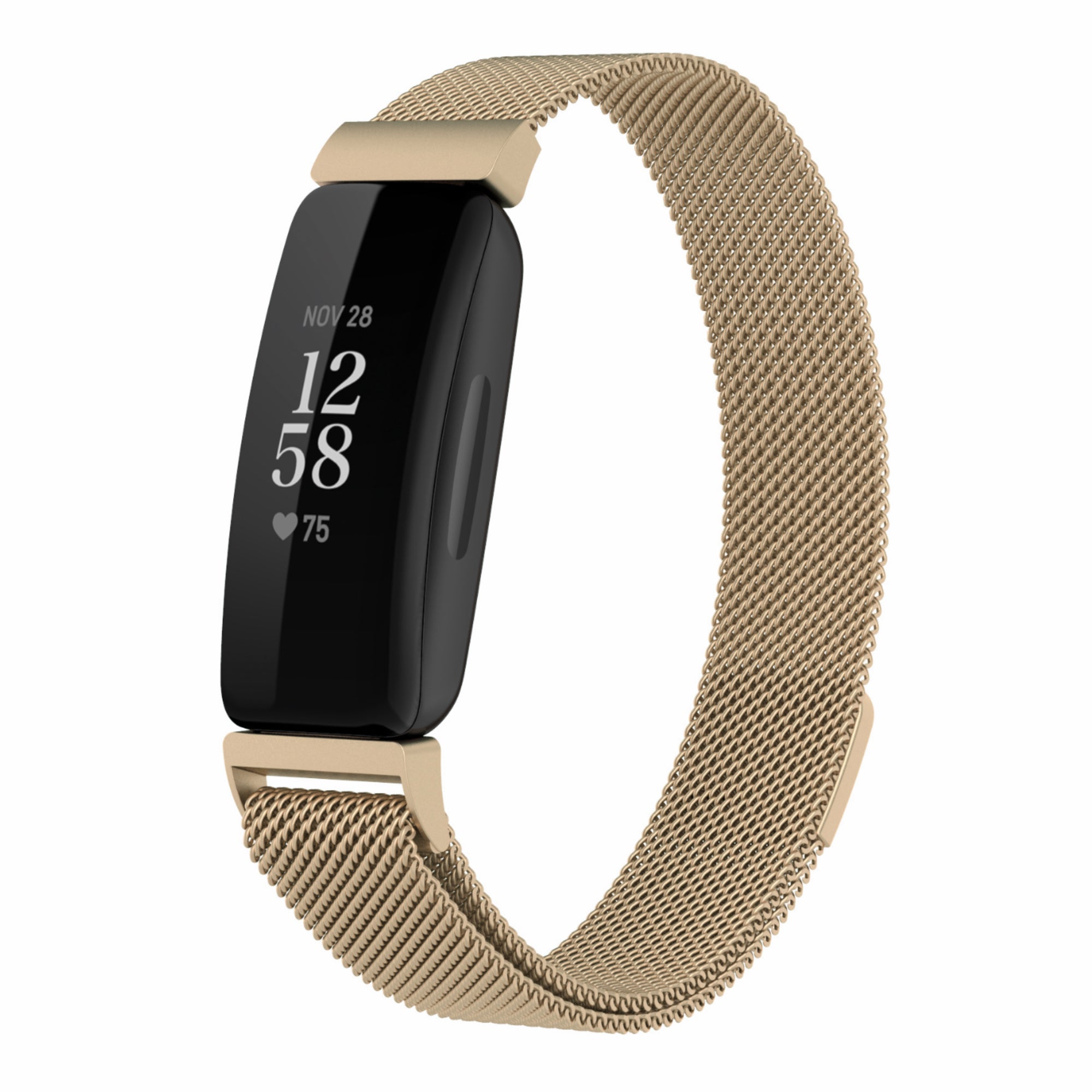 Fitbit inspire milanese band - champagne