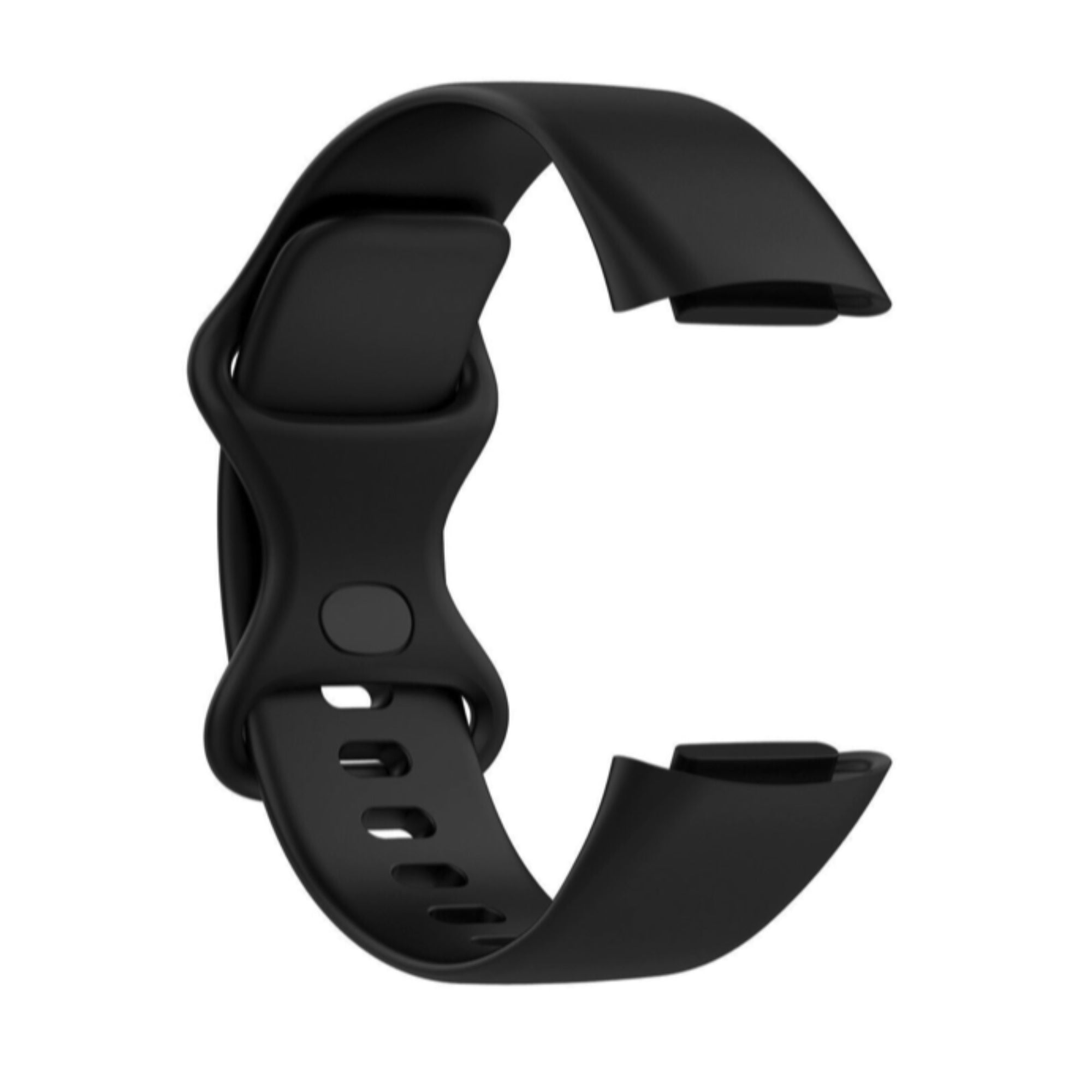Fitbit Charge 5 / 6 siliconen bandje - zwart