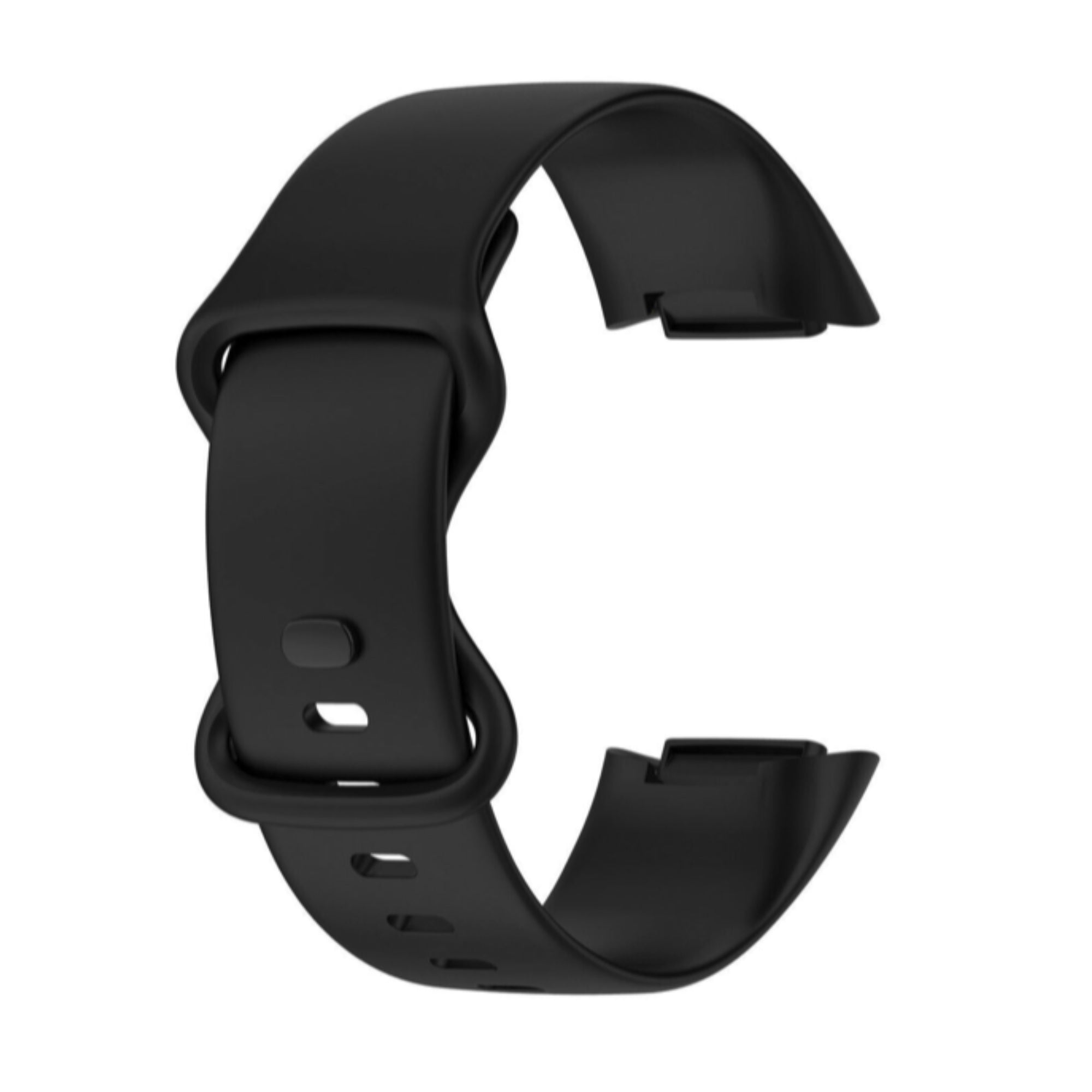Fitbit Charge 5 / 6 siliconen bandje - zwart