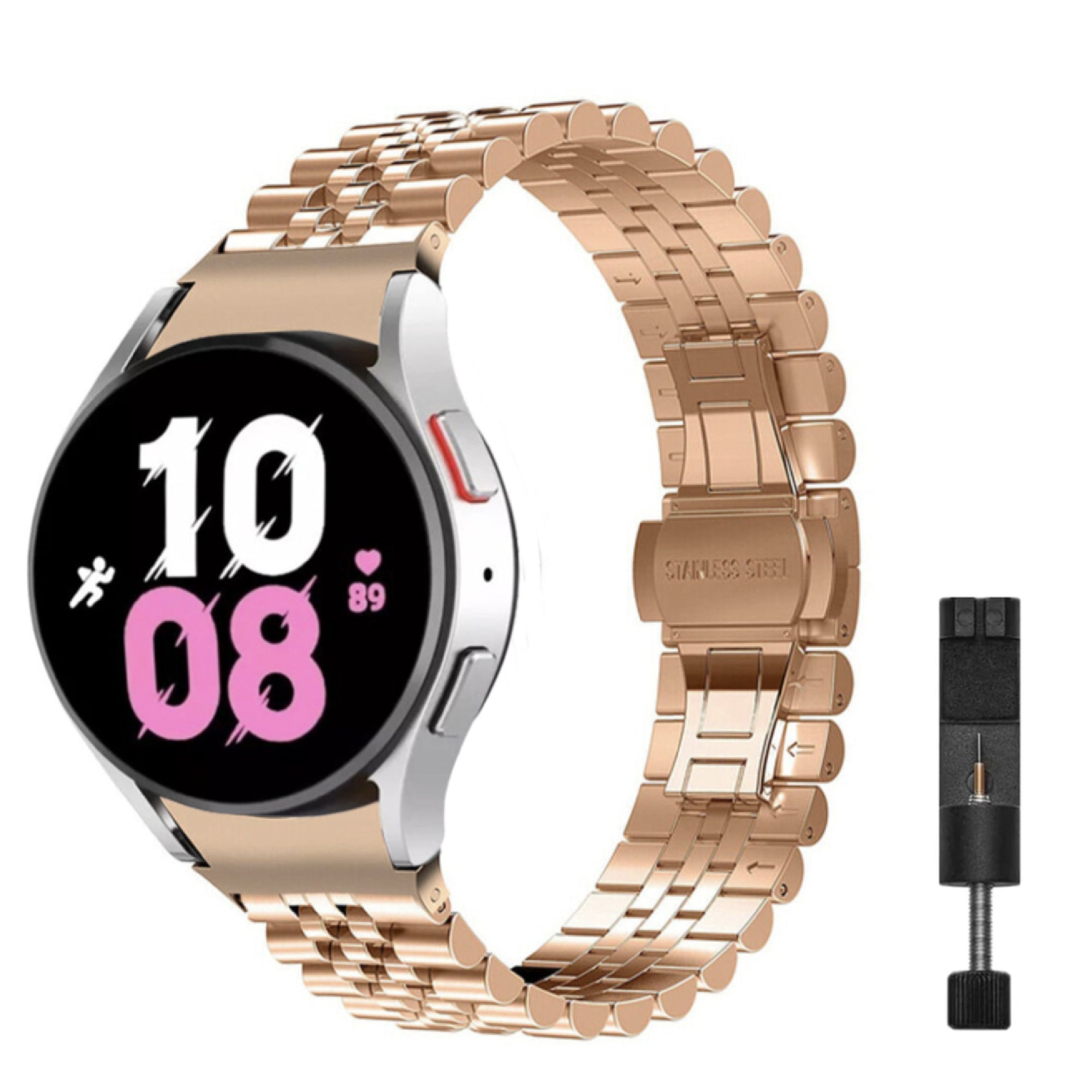 Samsung Galaxy Watch jubilee strap for watch 6 & 7 - rose