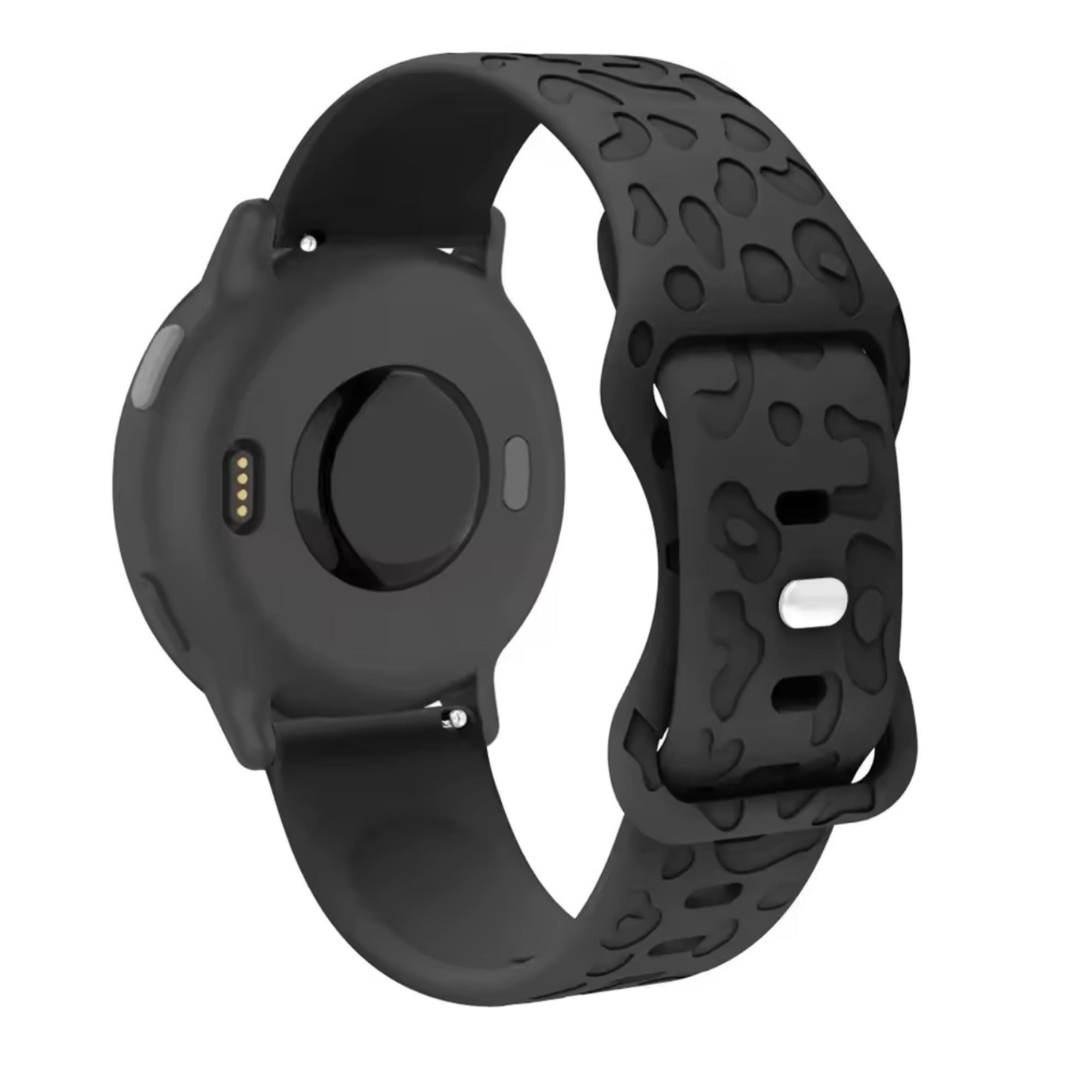 Samsung Galaxy Watch silicone panther strap - black