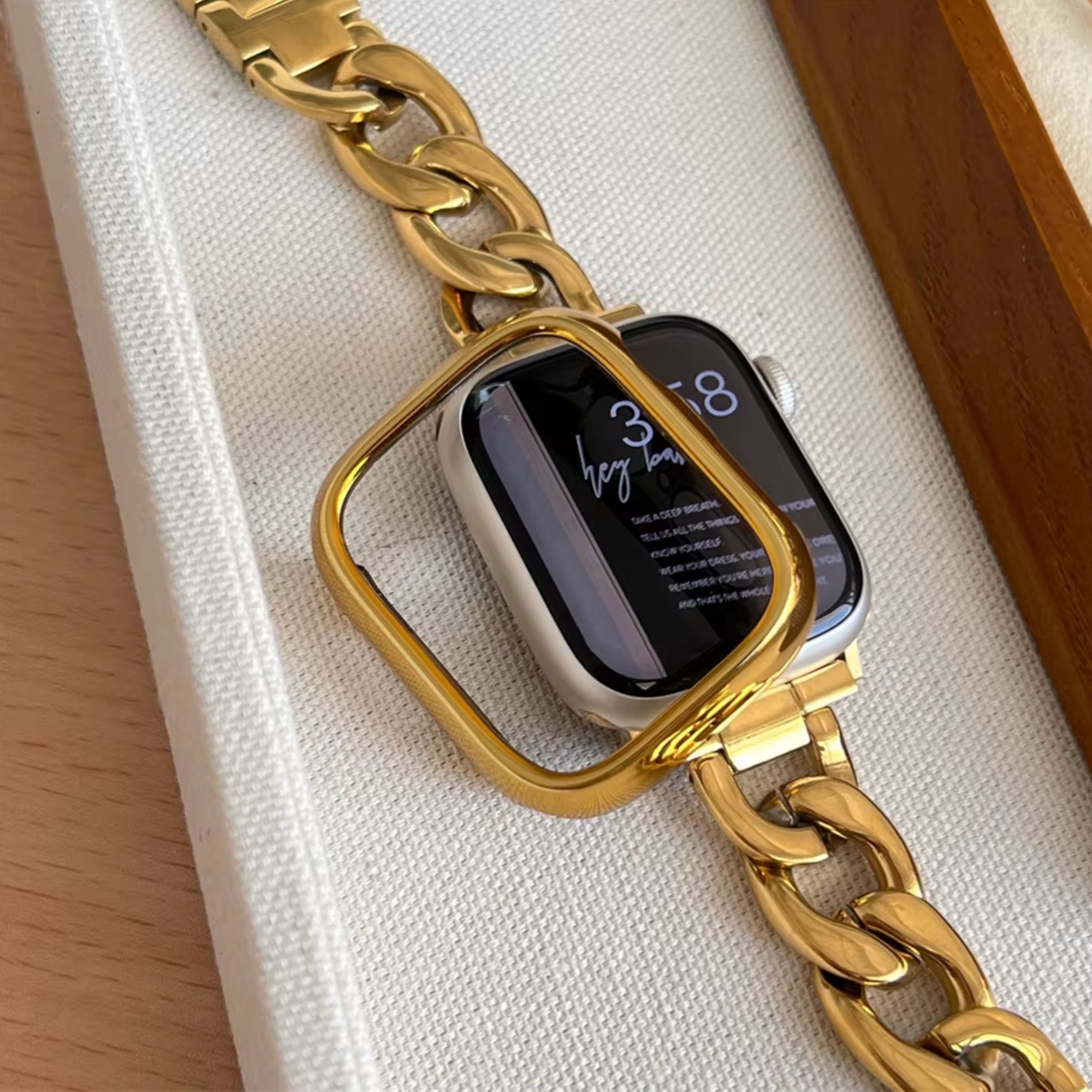 Apple Watch bumper - goud