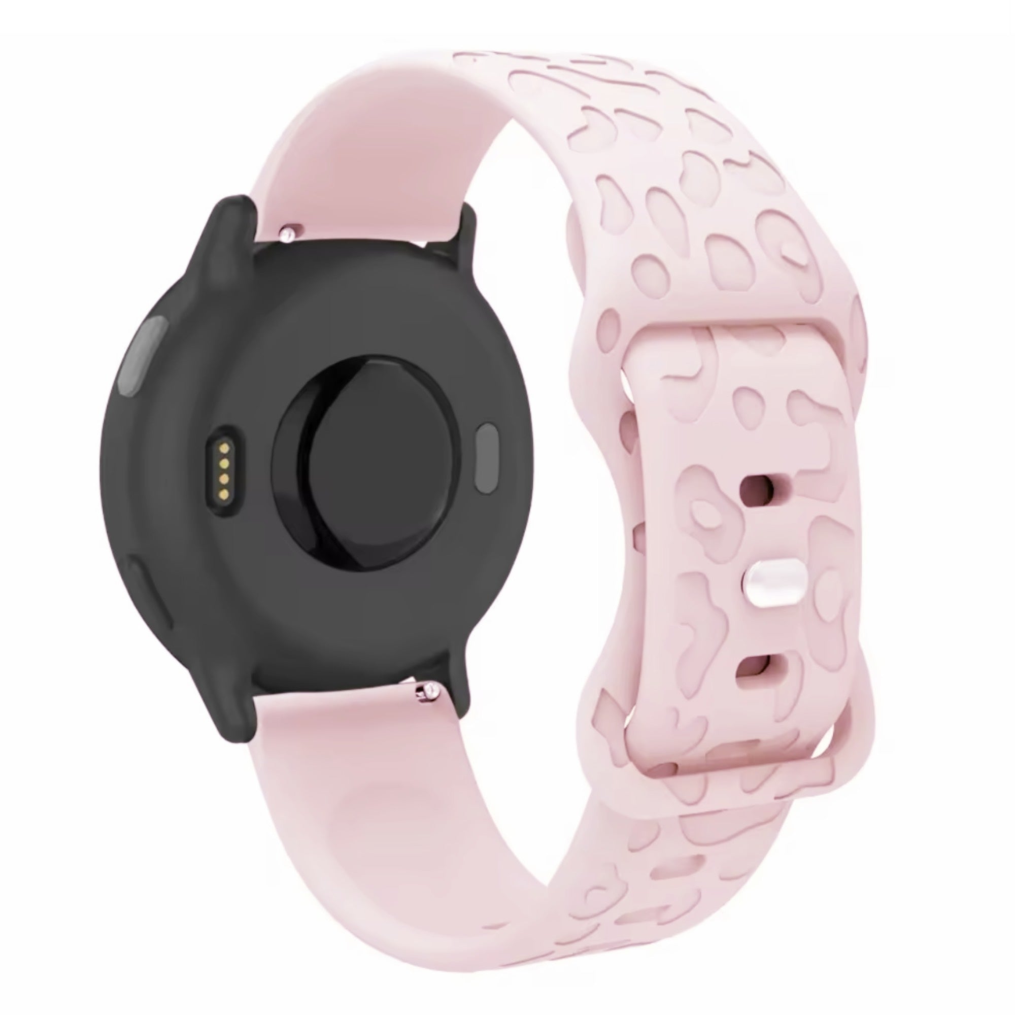 Samsung Galaxy Watch Silikon Panther Armband - Pink Sand