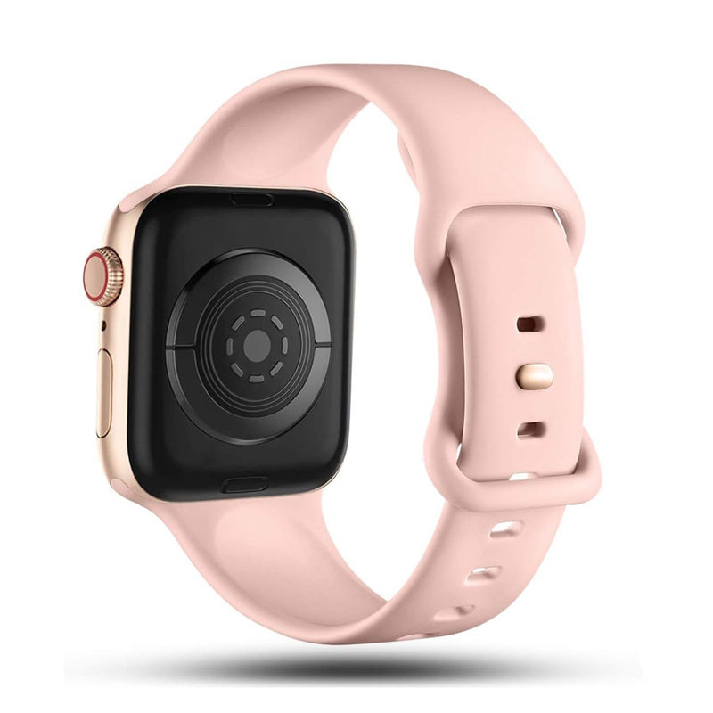 Apple Watch siliconen bandje - pink sand