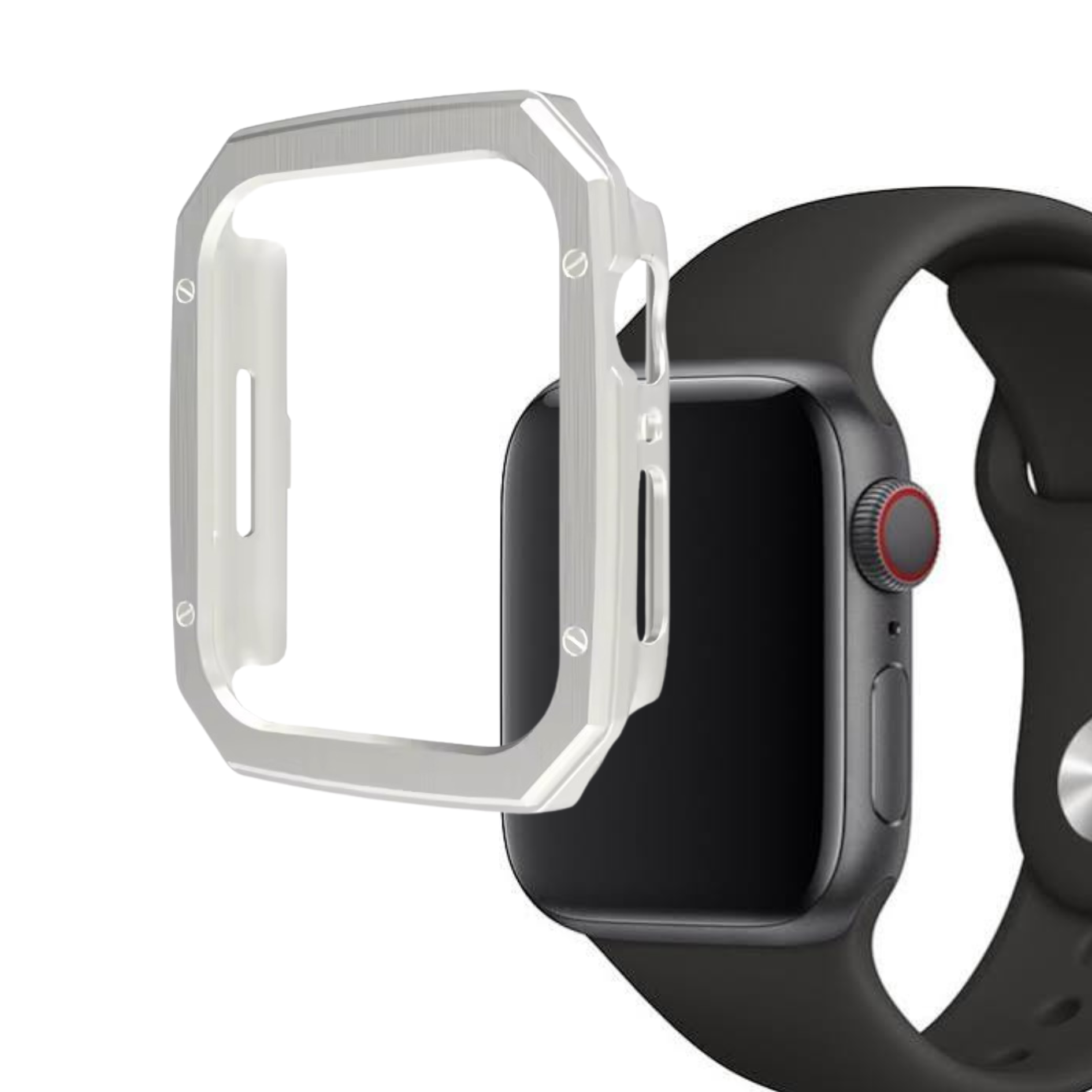 Luxus-AP-Rahmen der Apple Watch – Silber