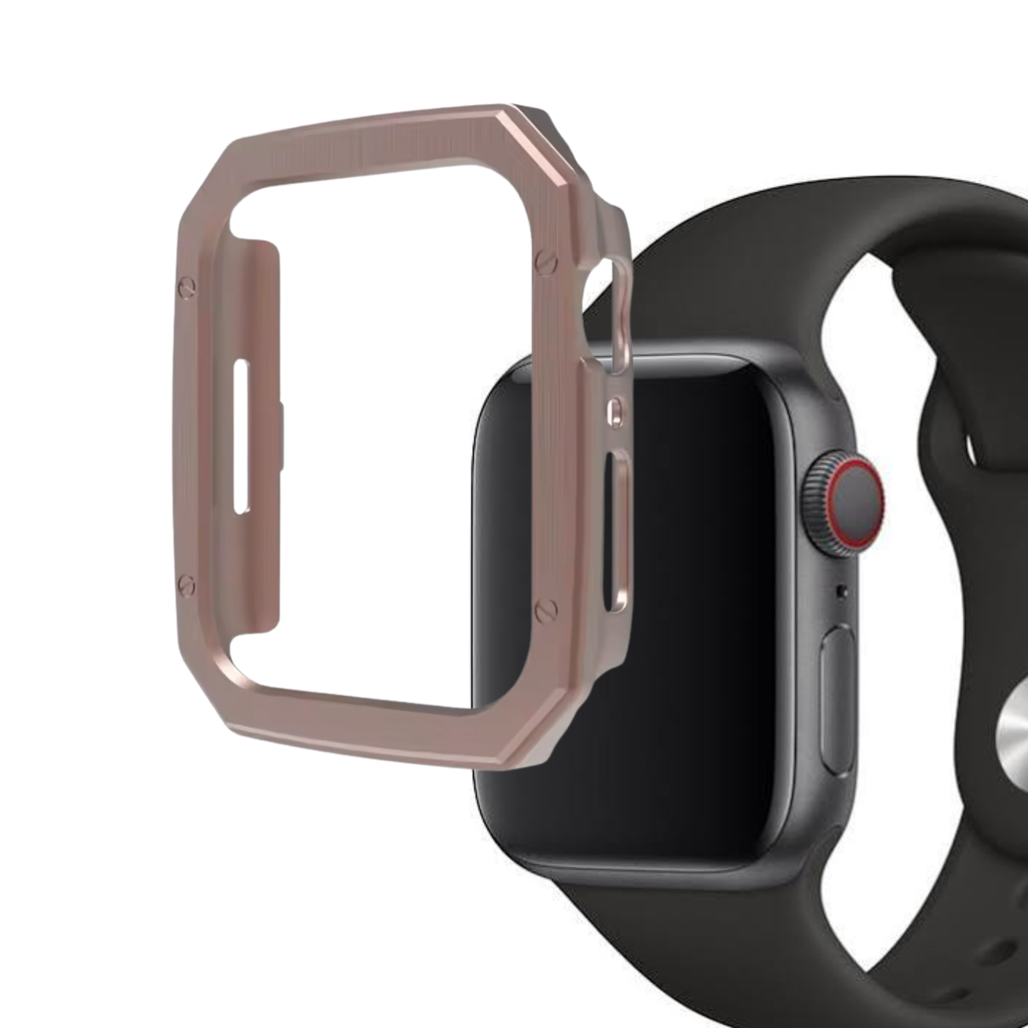 Luxus-AP-Rahmen der Apple Watch – Roségold
