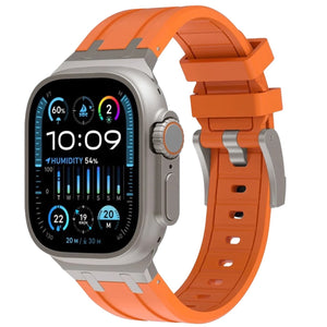 Apple Watch siliconen sketch band - wit