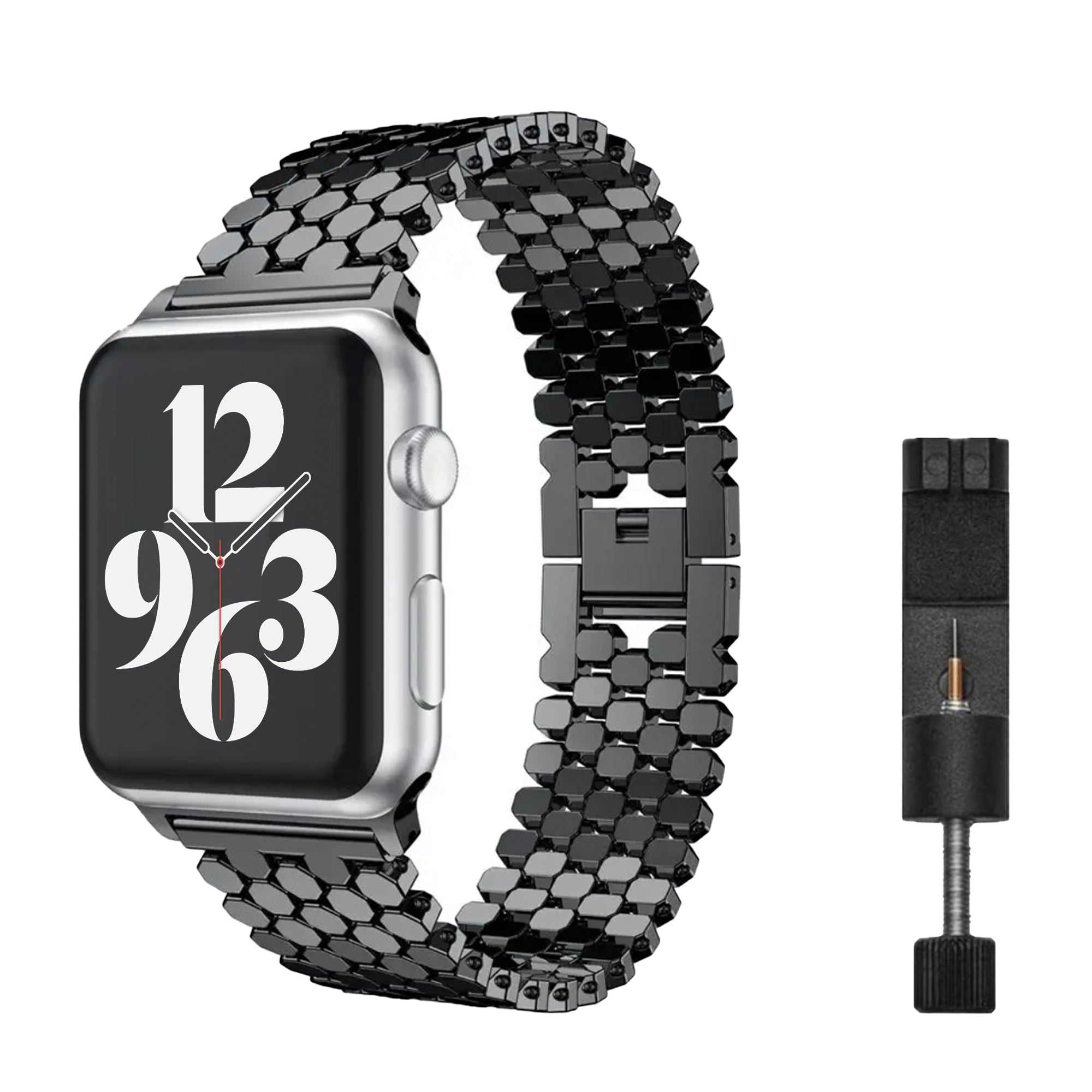 Apple Watch honing band - zwart