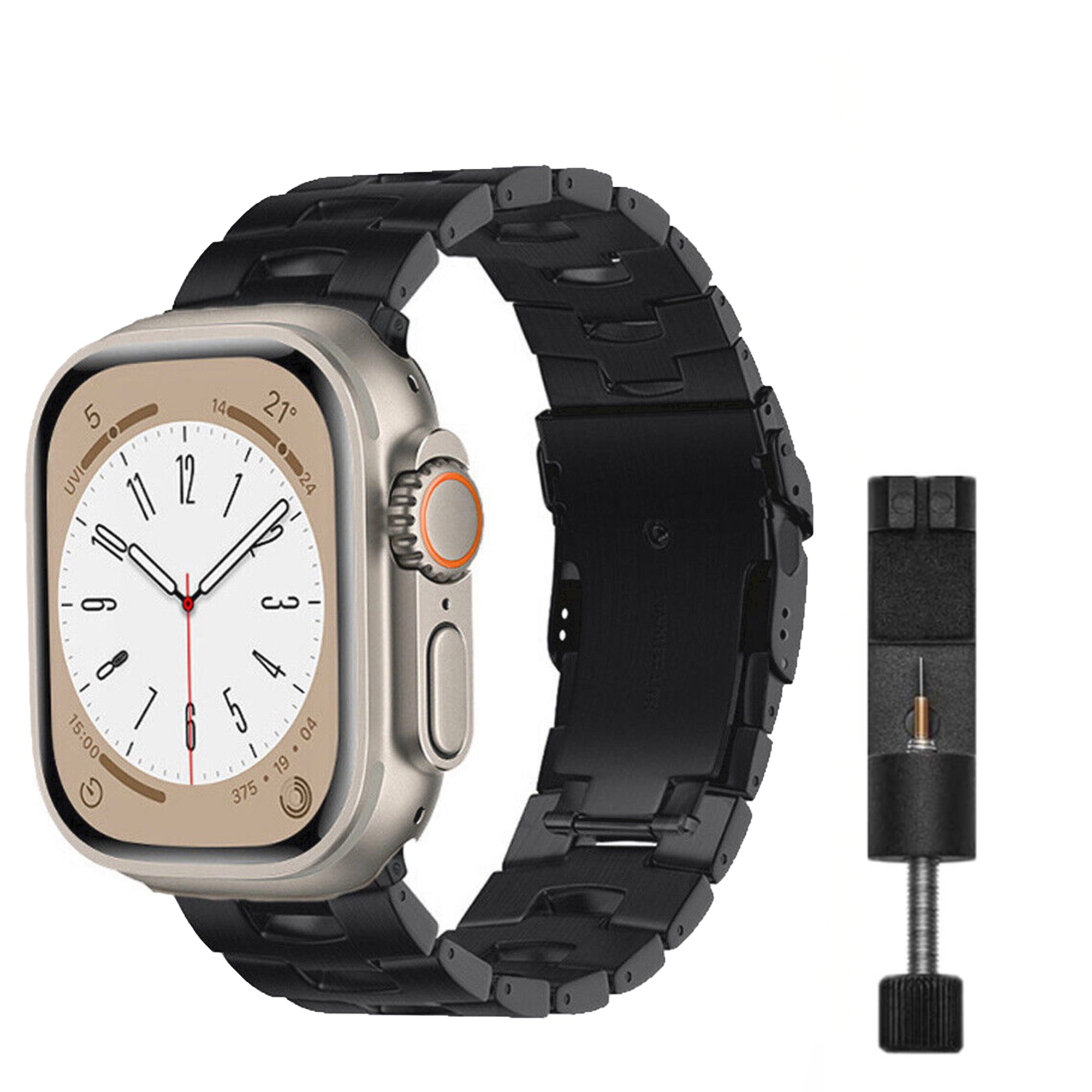 Apple Watch Ultra Titanium Oracle-Band – Schwarz