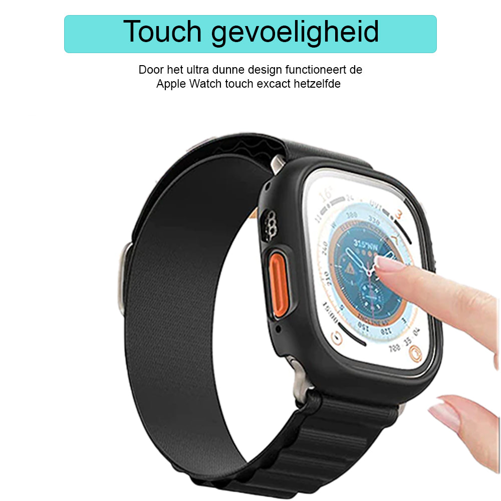 Apple Watch Ultra 49mm 2-1 case - zwart