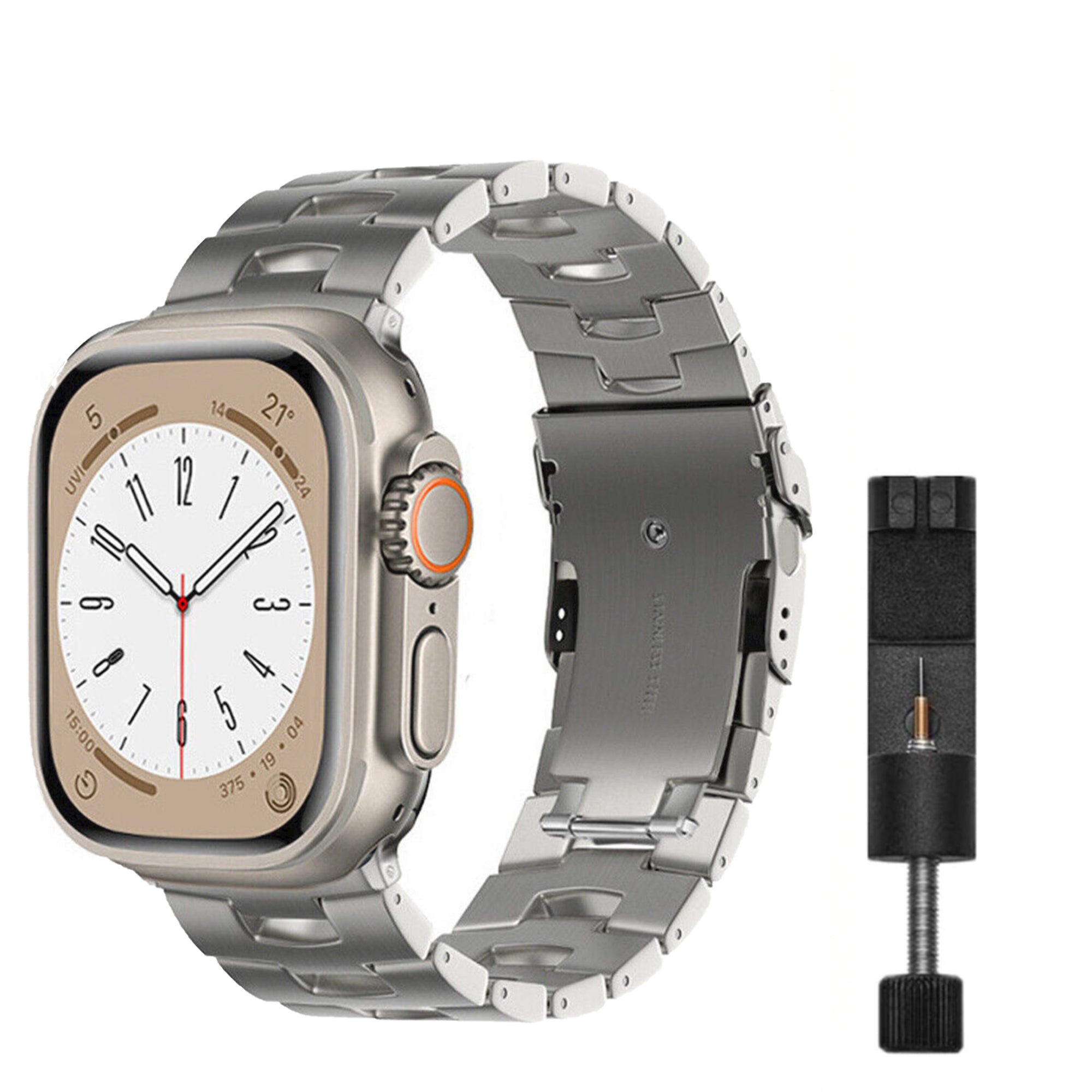 Apple Watch Ultra Titanium Oracle-Band – Silber