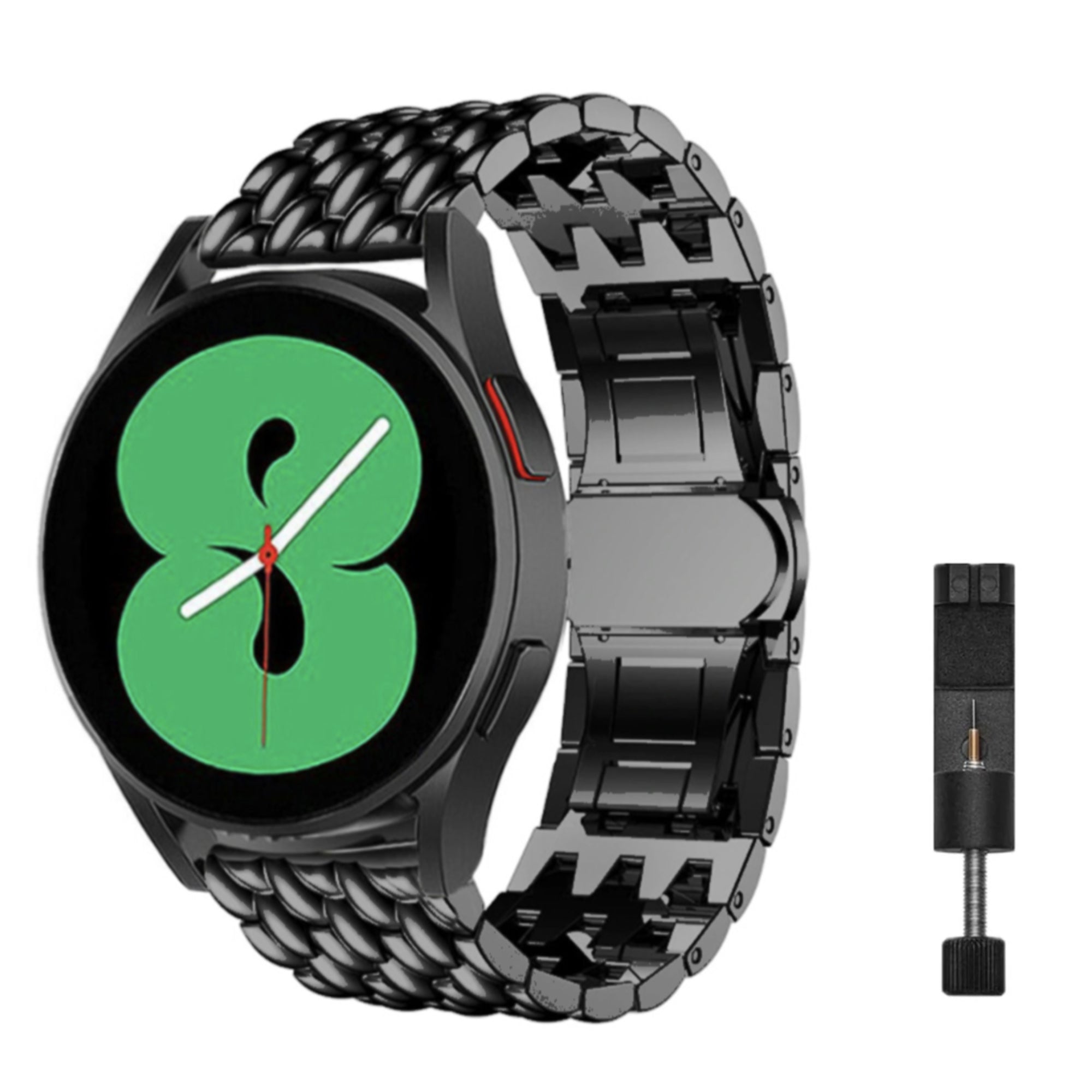 Samsung Galaxy Watch draken bandje voor watch 4/5/5pro - zwart