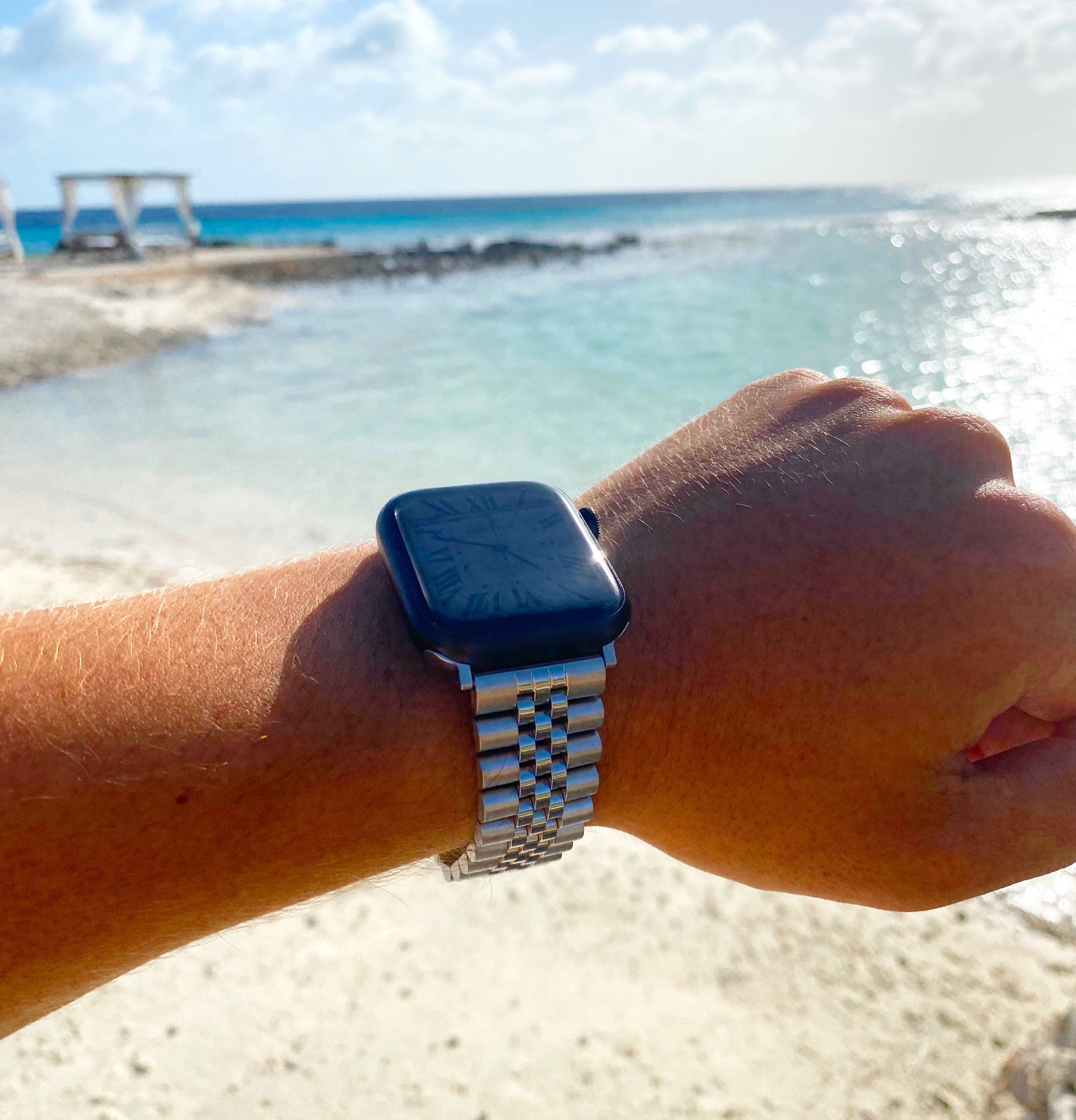 Apple Watch stalen jubilee band - zilver