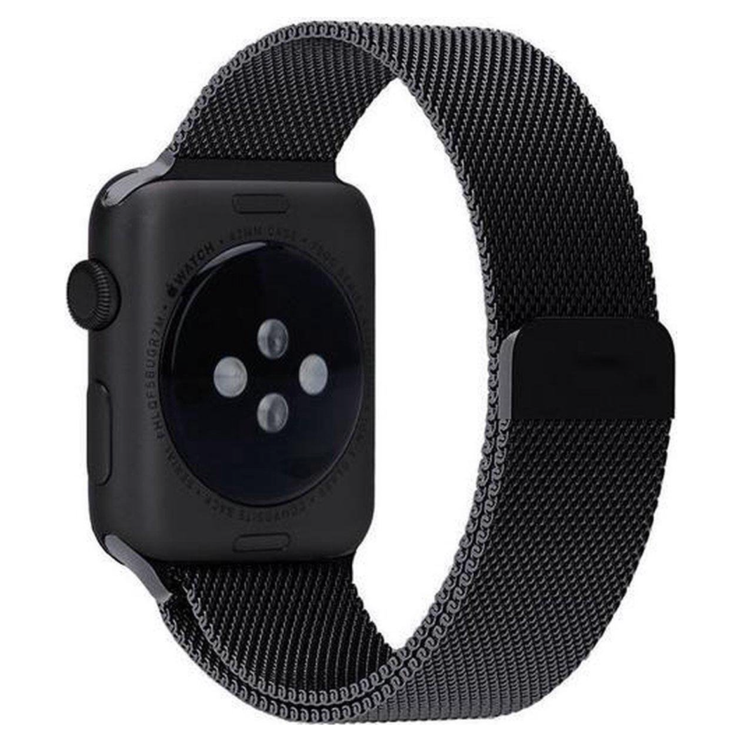 Apple Watch Milanaise-Armband – Schwarz