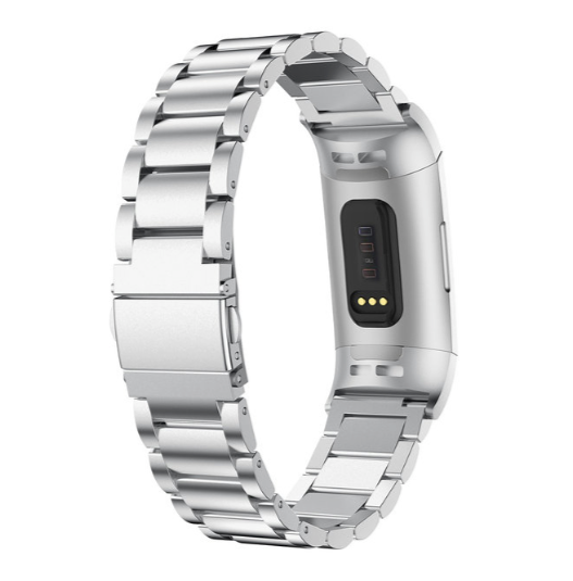 Fitbit Charge 3/4-Gliederarmband – Silber