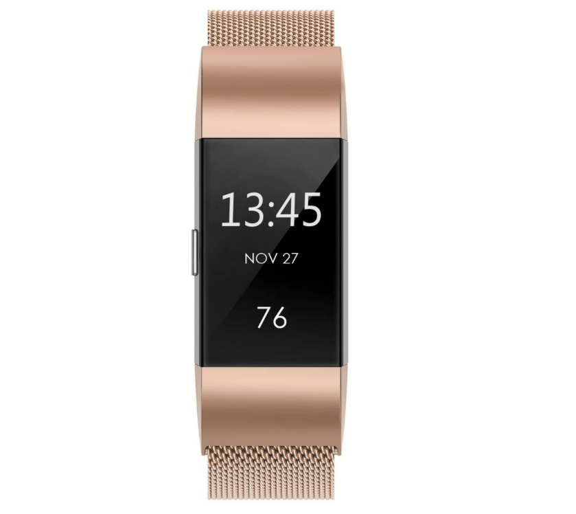 Fitbit charge 2 milanese band - rosé