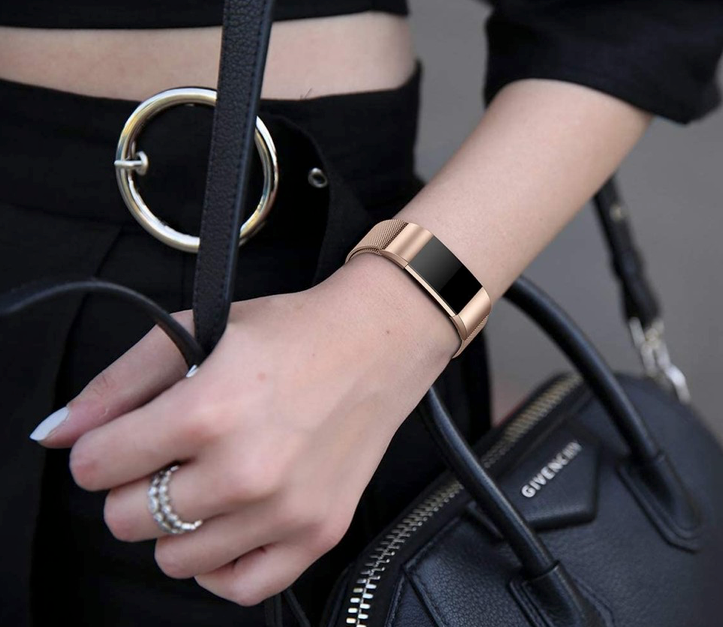 Fitbit charge 2 milanese band - rosé