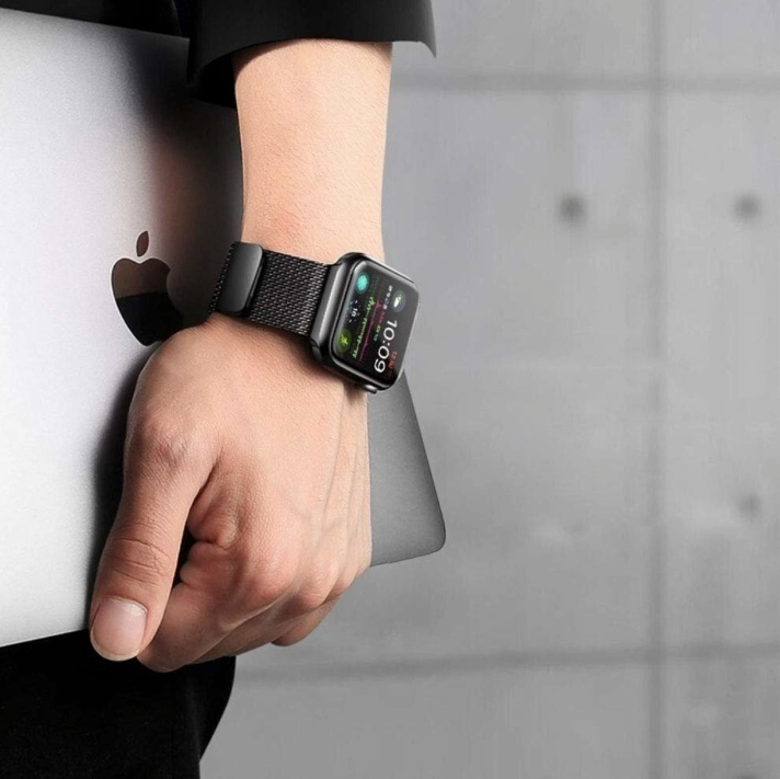 Apple Watch Milanaise-Armband – Schwarz