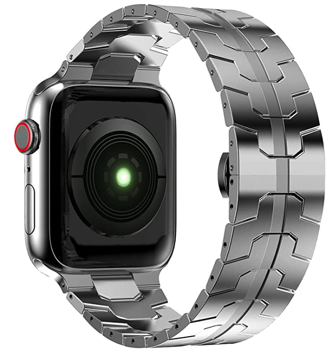 Apple Watch Eisenarmband – Silber