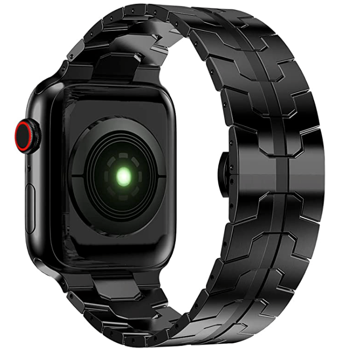 Apple Watch Eisenarmband – Schwarz