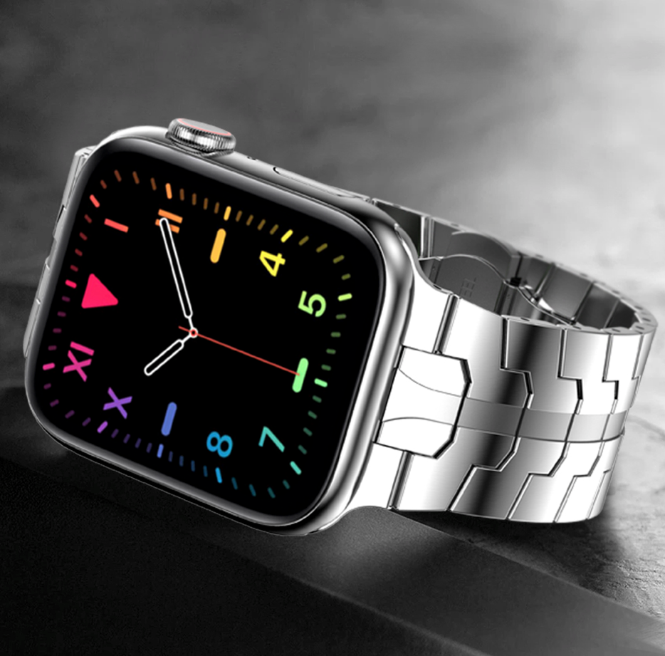 Apple Watch Eisenarmband – Silber