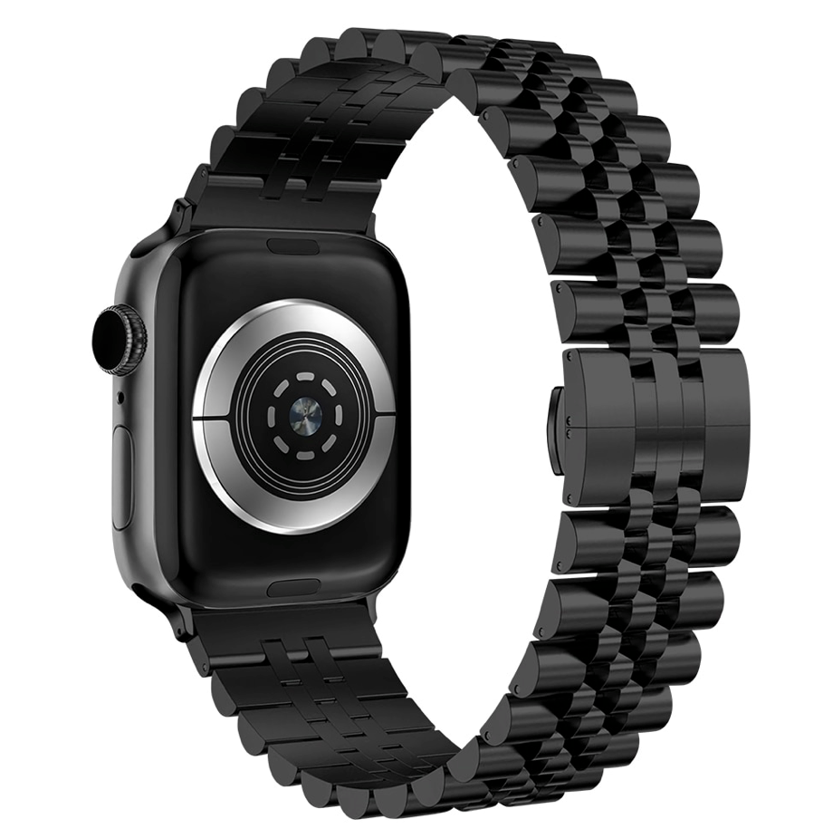 Apple Watch stalen jubilee band - zwart