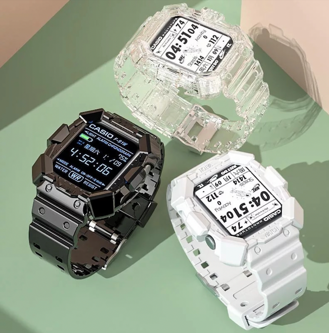 Apple Watch armor strap - clear