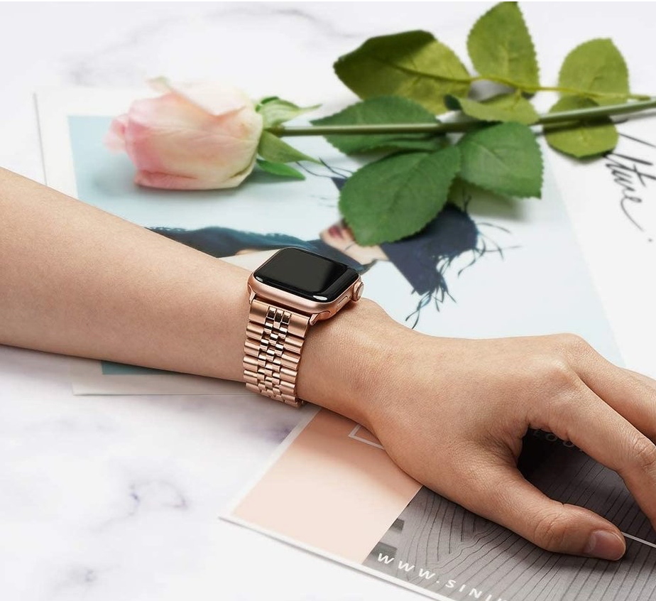 Apple Watch stalen jubilee band - rosé