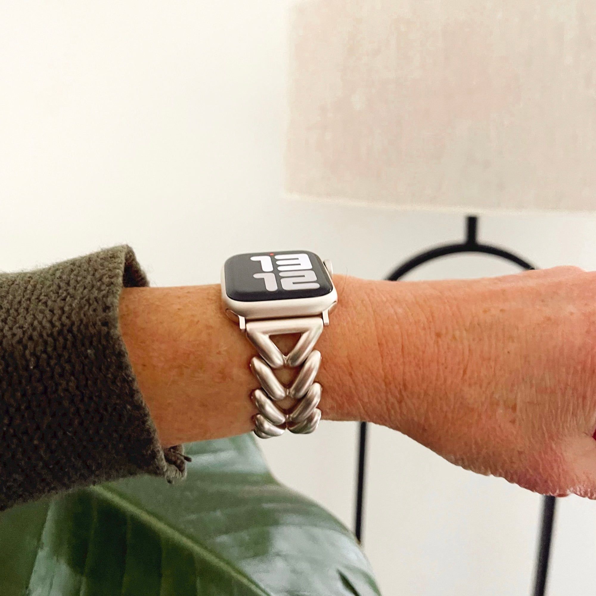 Apple Watch V bandje - starlight