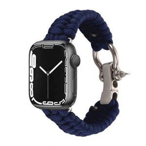 Apple Watch survival rope band - army green