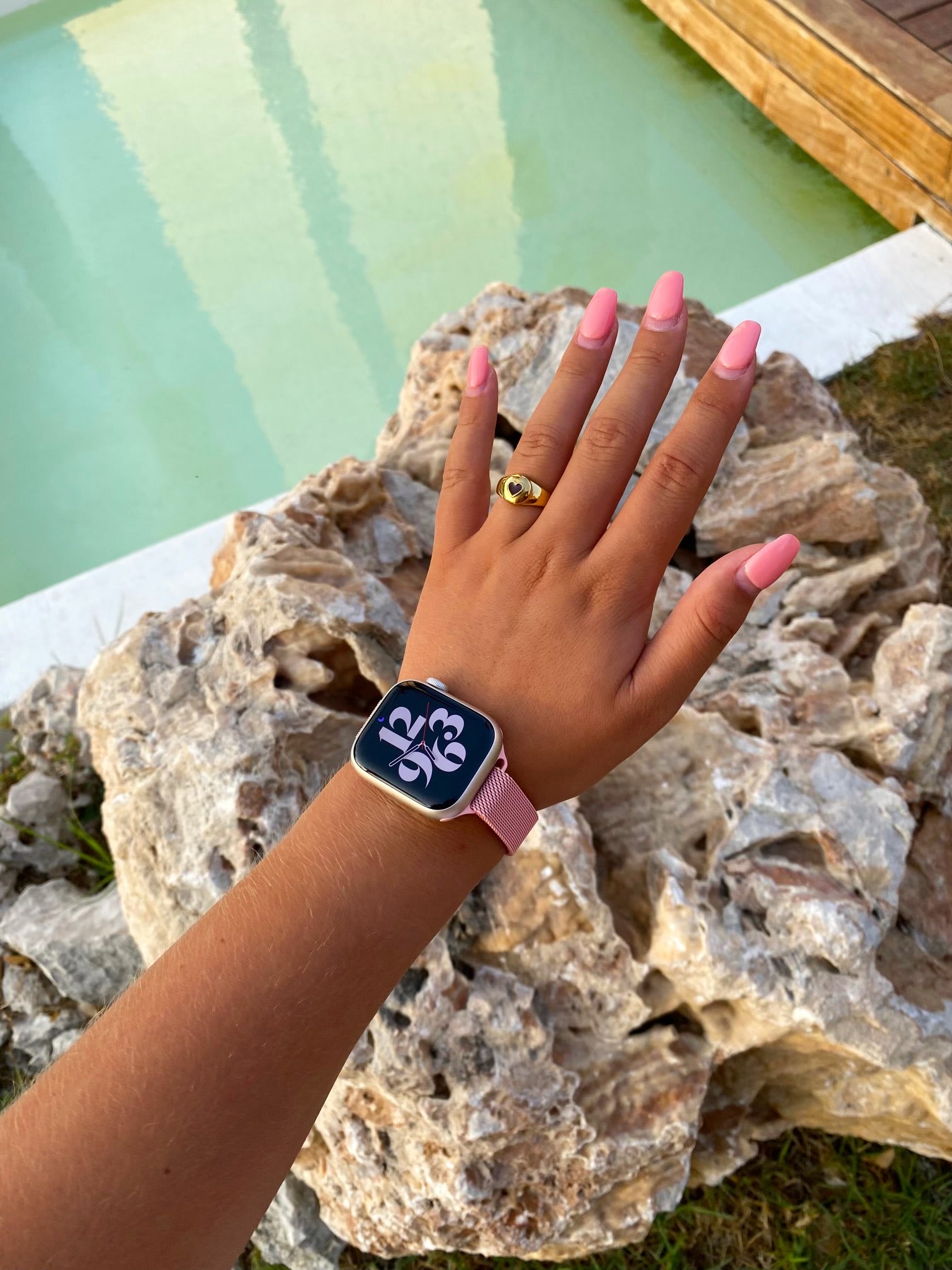 Apple Watch milanese slim band - pink