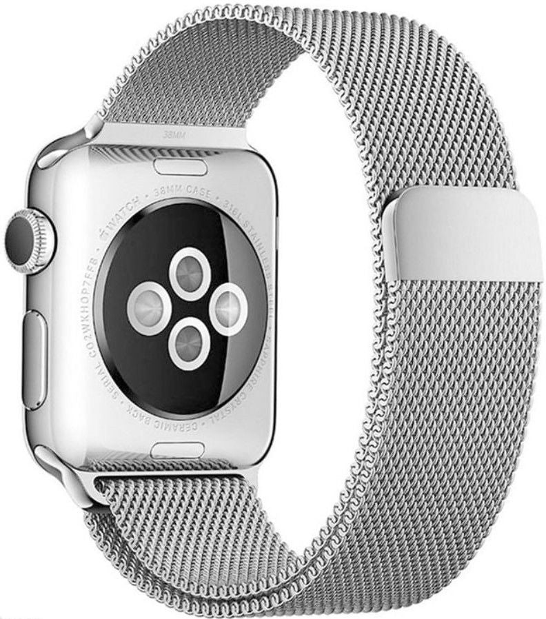 Apple Watch Milanaise-Armband – Silber