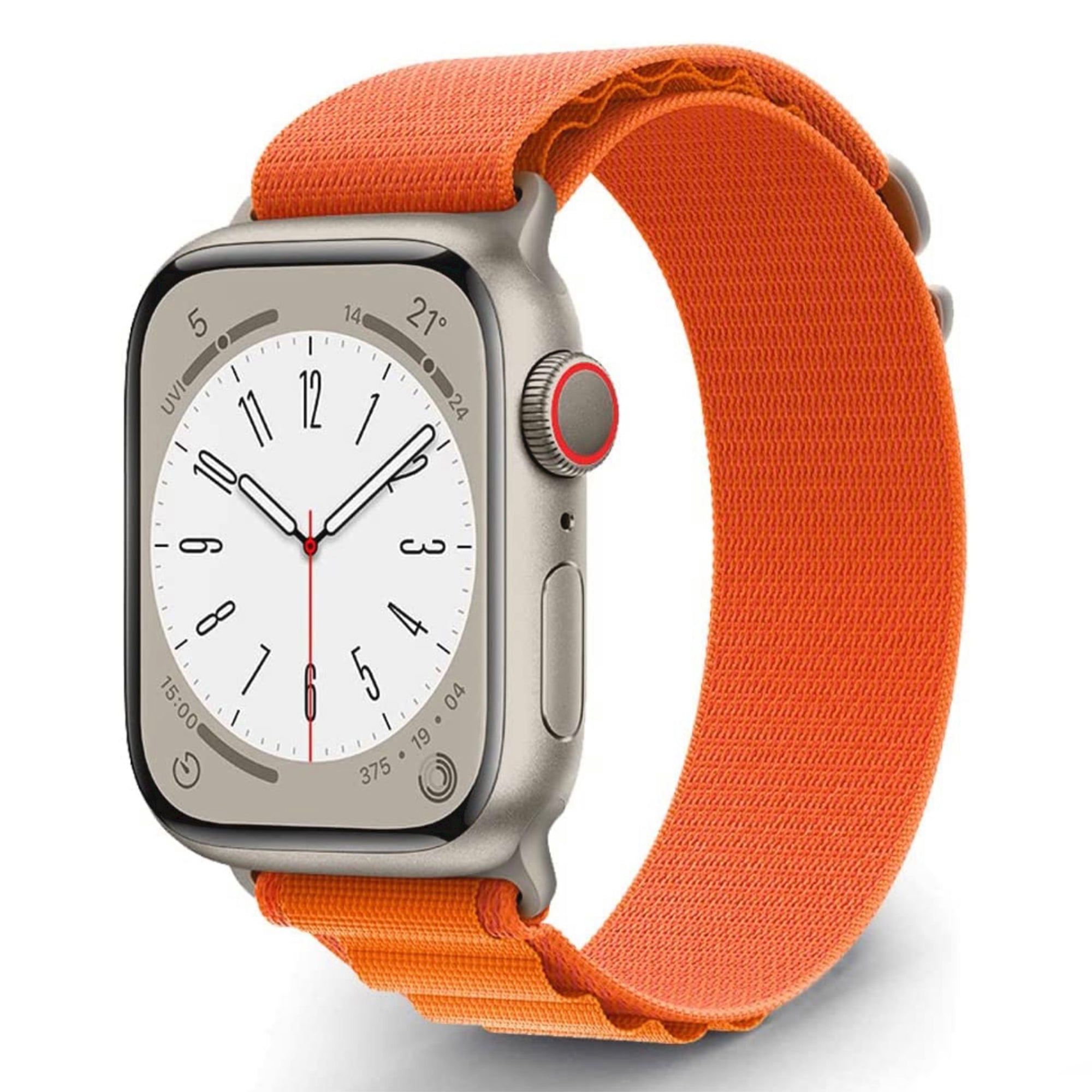 Apple Watch nylon alpine band - oranje