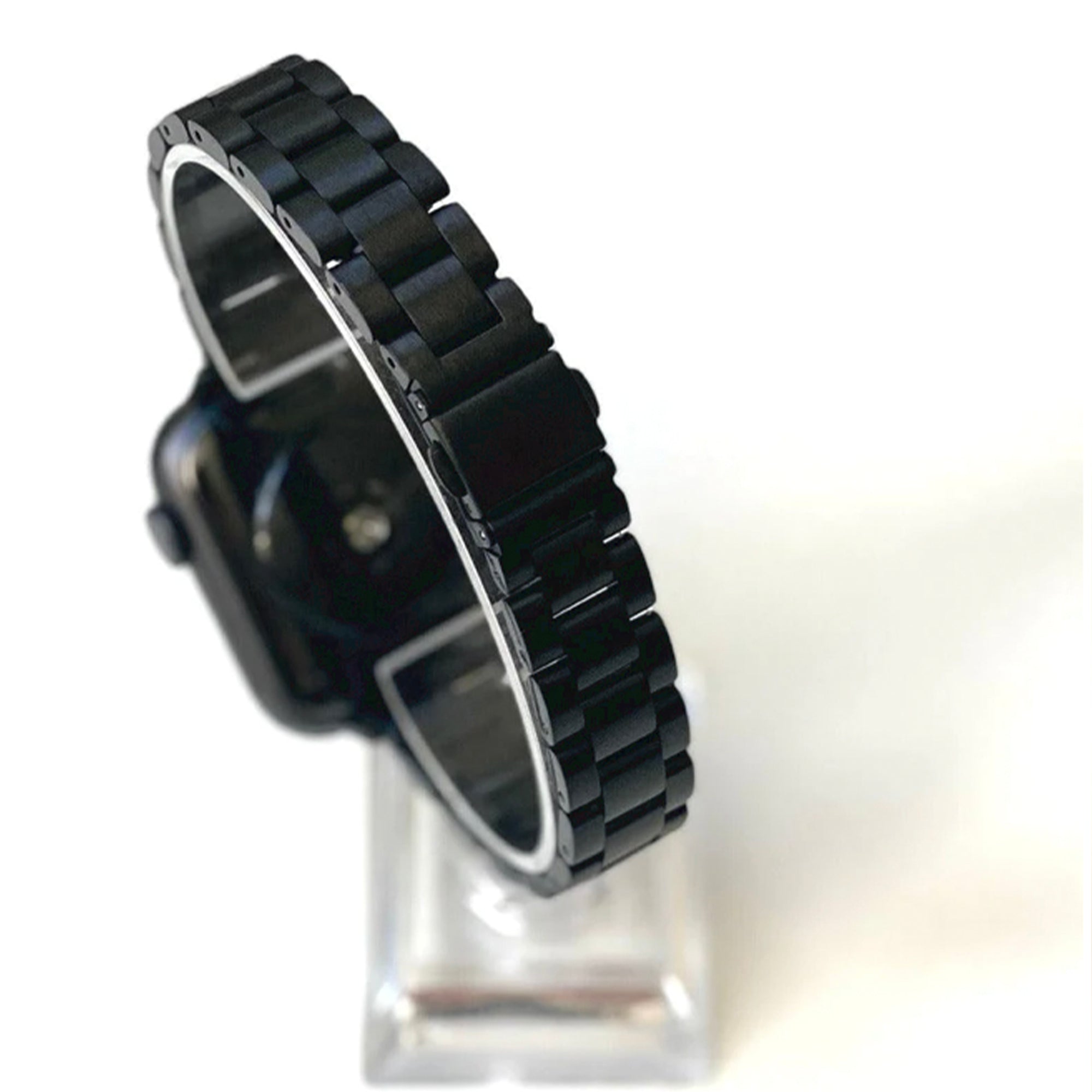 Apple Watch Stahlgliederarmband schlank – Schwarz