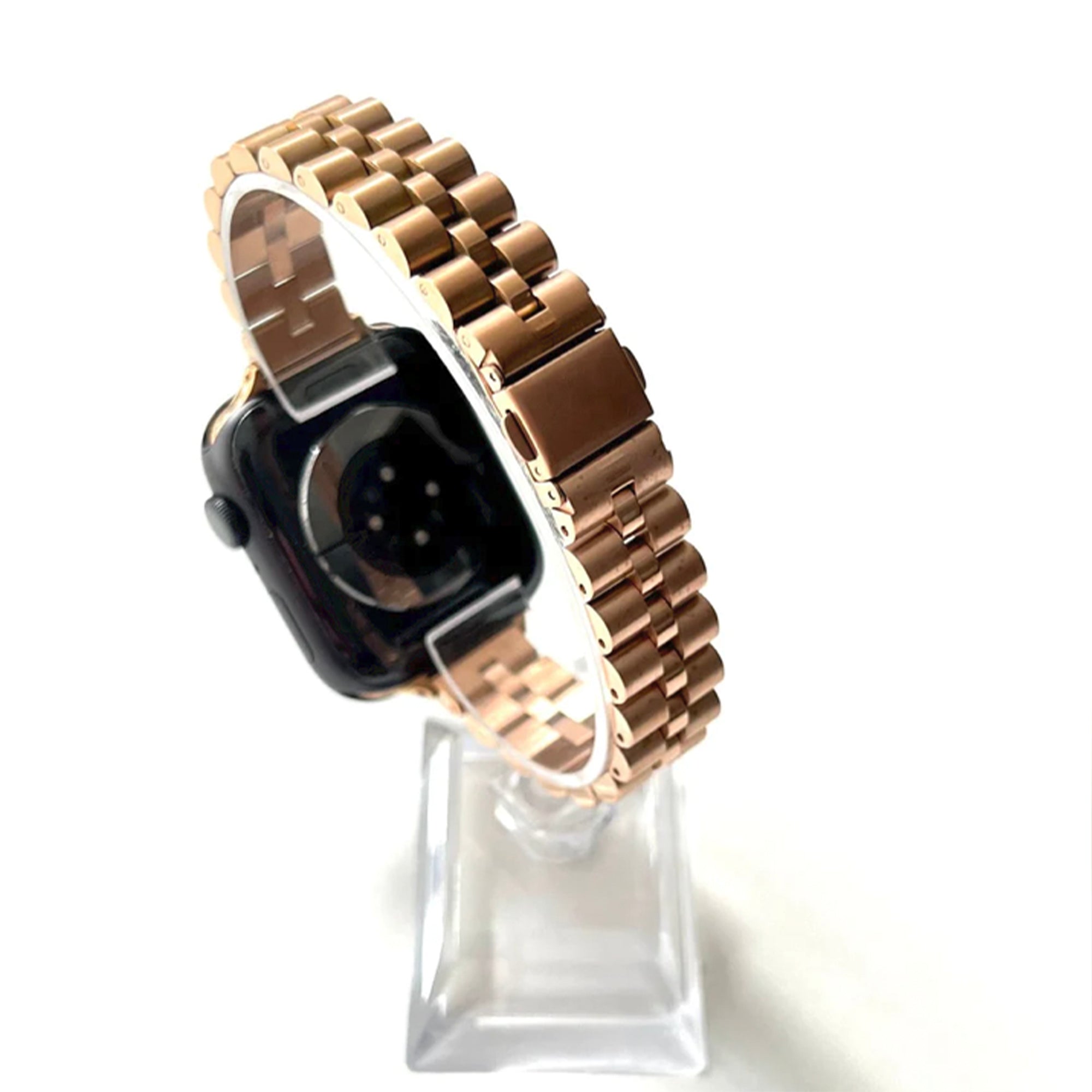 Apple Watch Stahl-Jubiläumsarmband schlank – Rosé