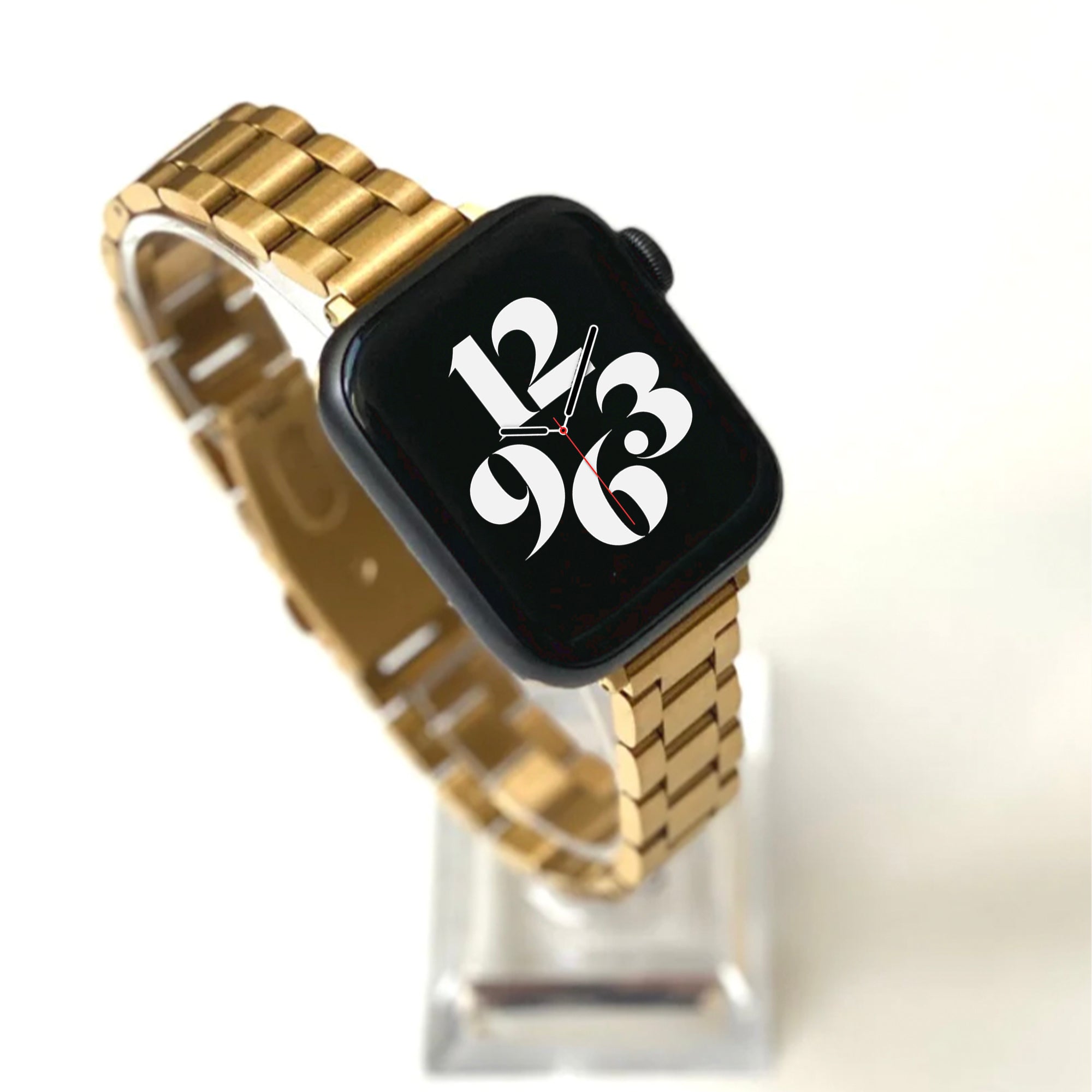 Apple Watch steel link strap slim - gold