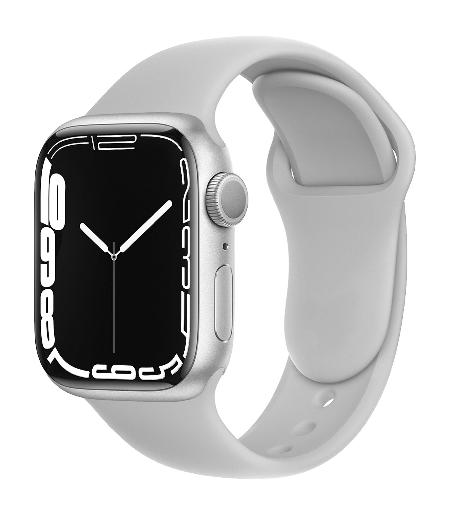 Apple Watch sport band - licht grijs